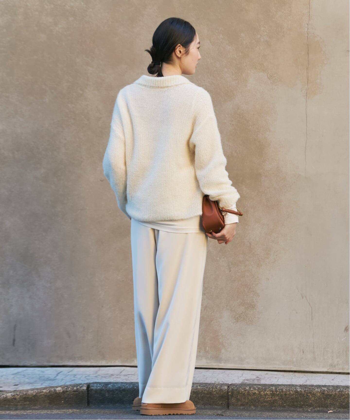 追加予約》ALPACA MIX BUTTON ニット 3（ニット／セーター）｜Plage