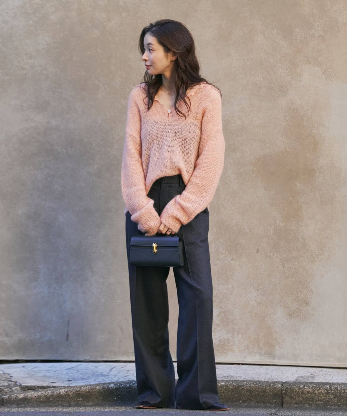 追加予約》ALPACA MIX BUTTON ニット 3（ニット／セーター）｜Plage