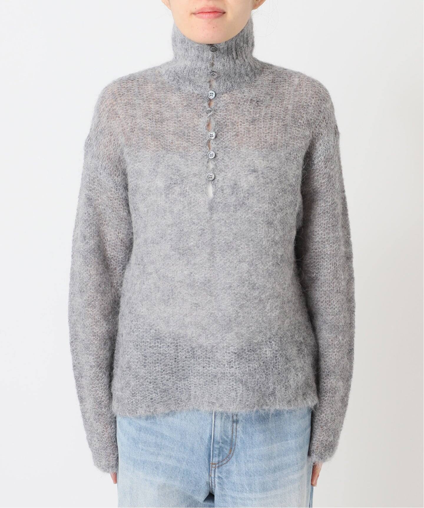 追加予約》ALPACA MIX BUTTON ニット 3（ニット／セーター）｜Plage