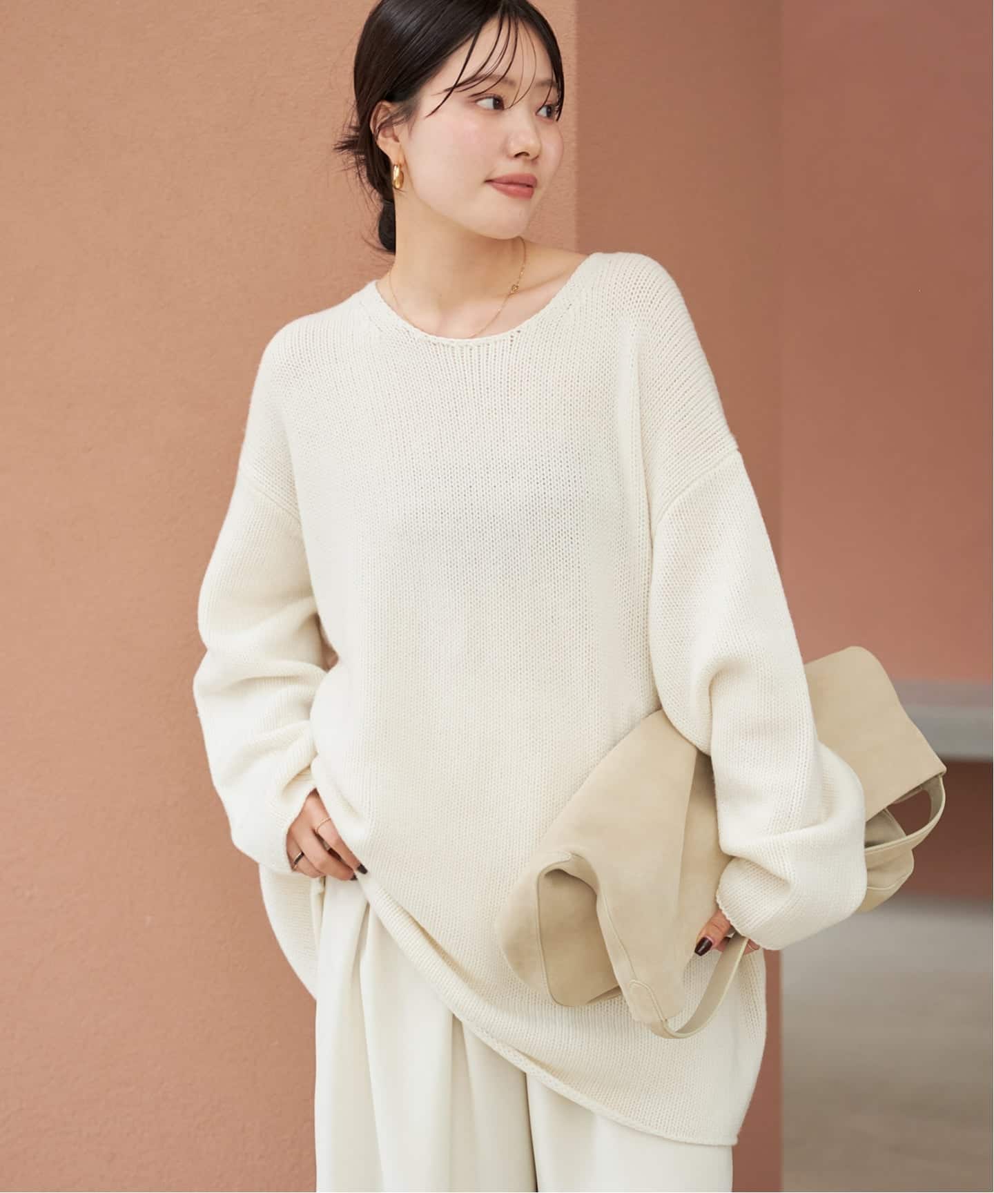 追加》WOOL CASHMERE SOFT TUNIC ニット（ニット／セーター）｜Plage