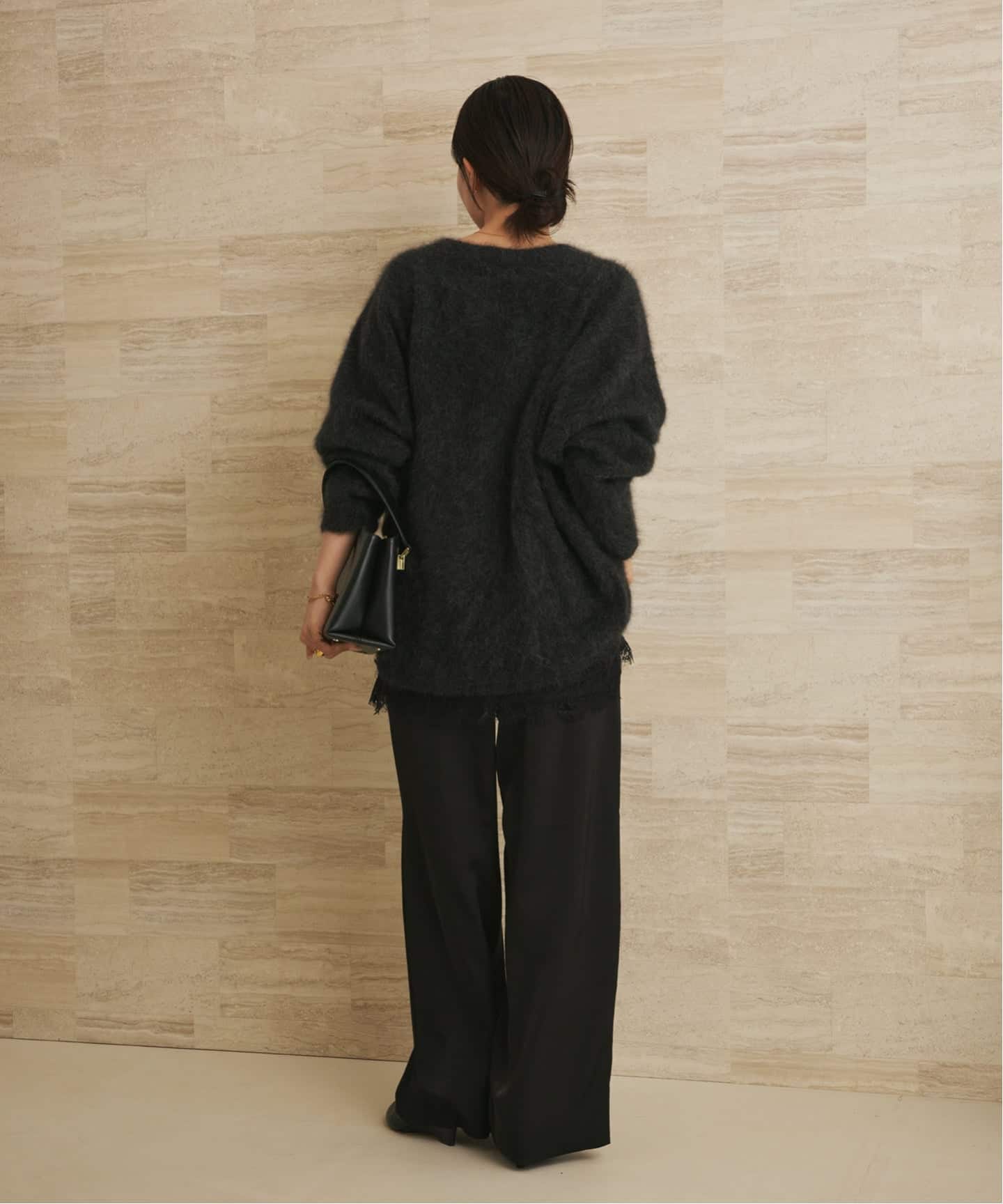 Light Fur V nuance プルオーバー（ニット／セーター）｜Plage