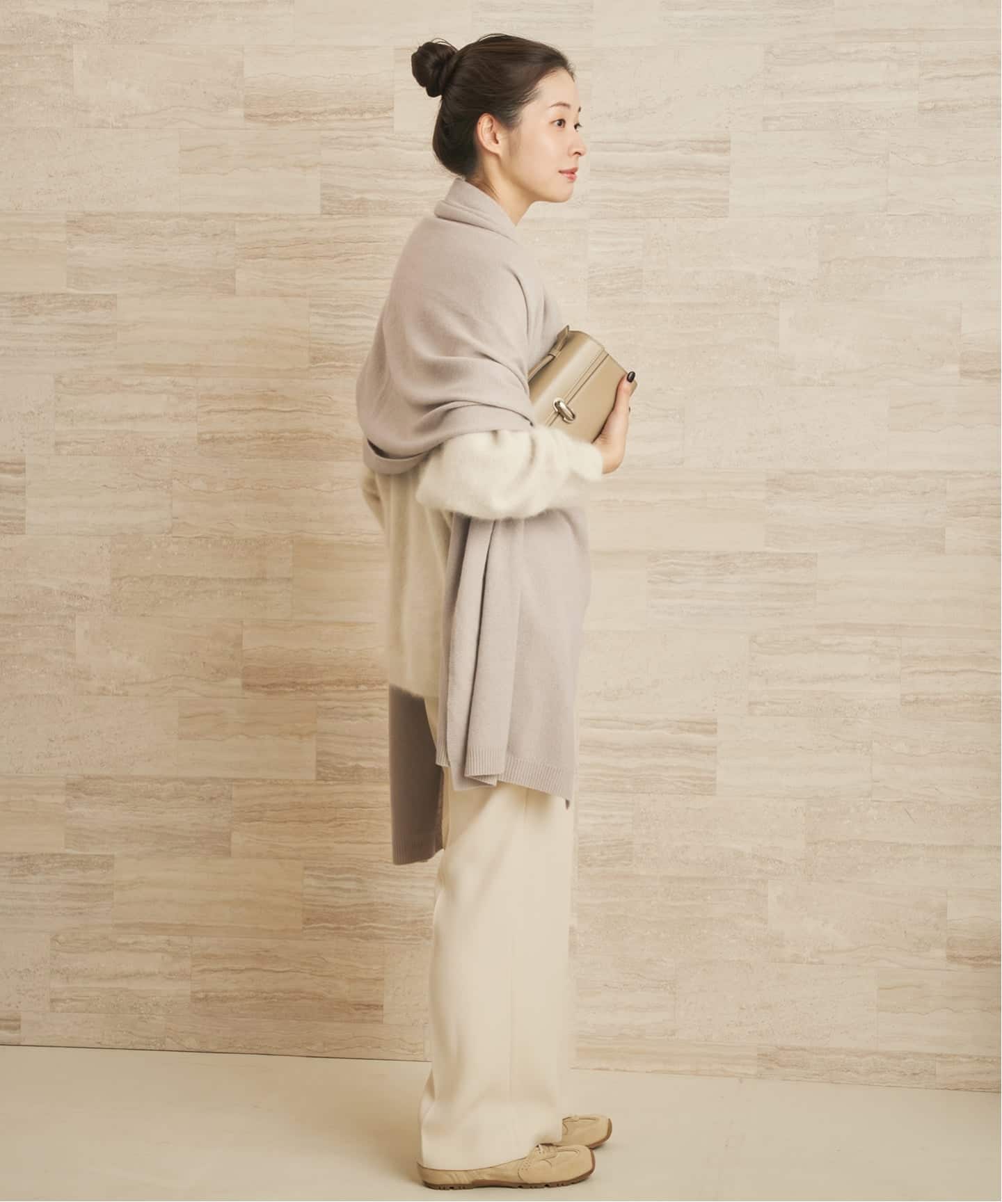 Light Fur V nuance プルオーバー（ニット／セーター）｜Plage