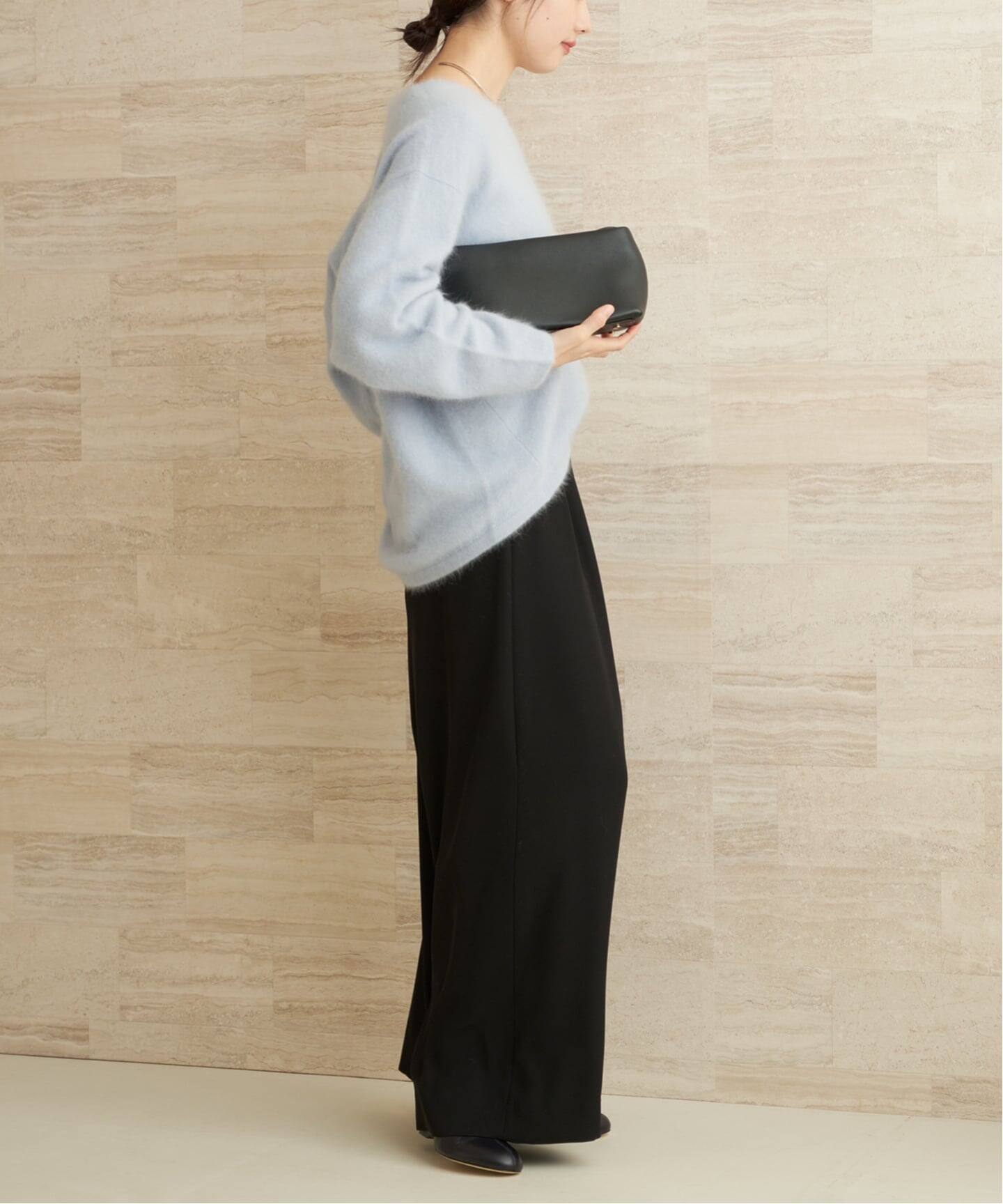 Light Fur V nuance プルオーバー（ニット／セーター）｜Plage