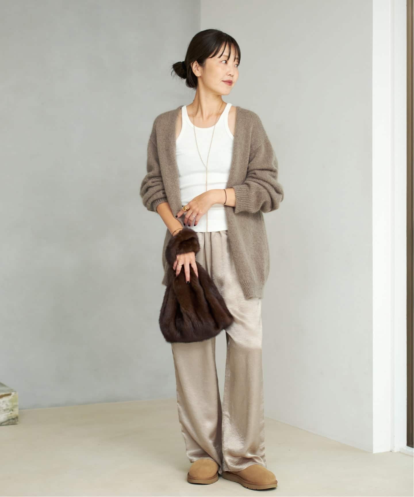James Charlotte ショールカラー カーディガン James Charlotte ショールカラー カーディガン