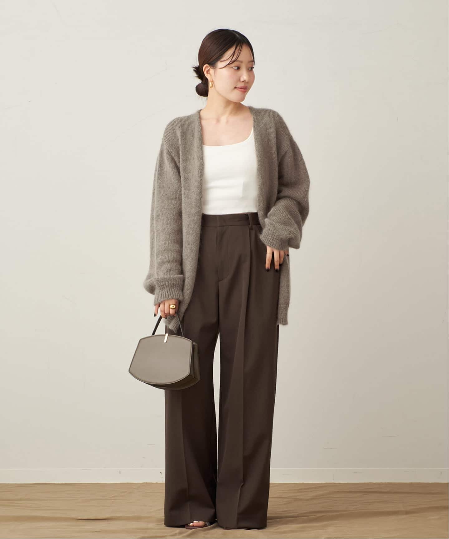 JAMES CHARLOTTE / ジェームスシャルロット WRAP カーディガン