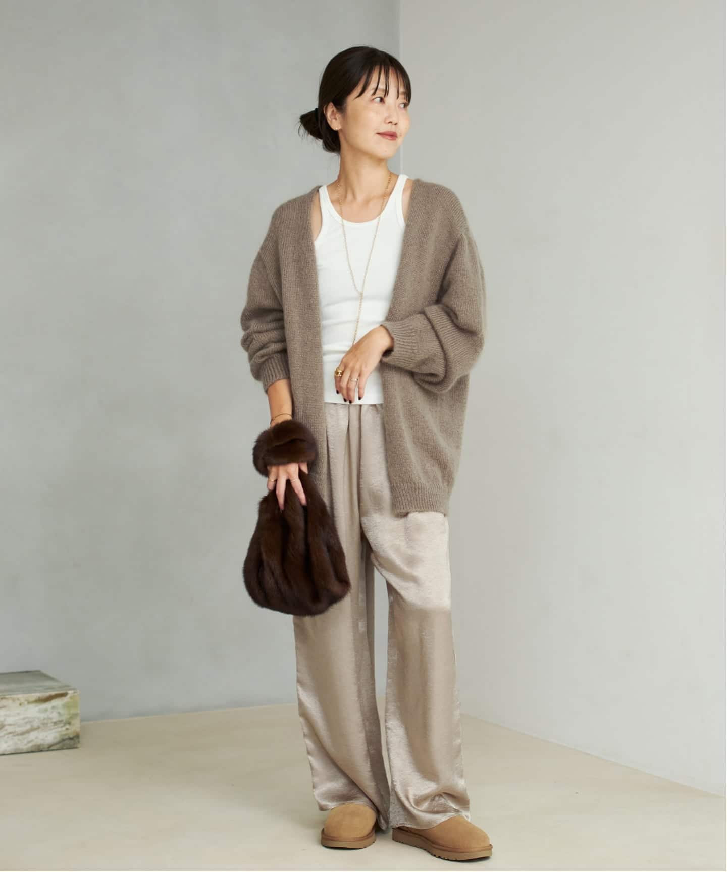JAMES CHARLOTTE / ジェームスシャルロット WRAP カーディガン