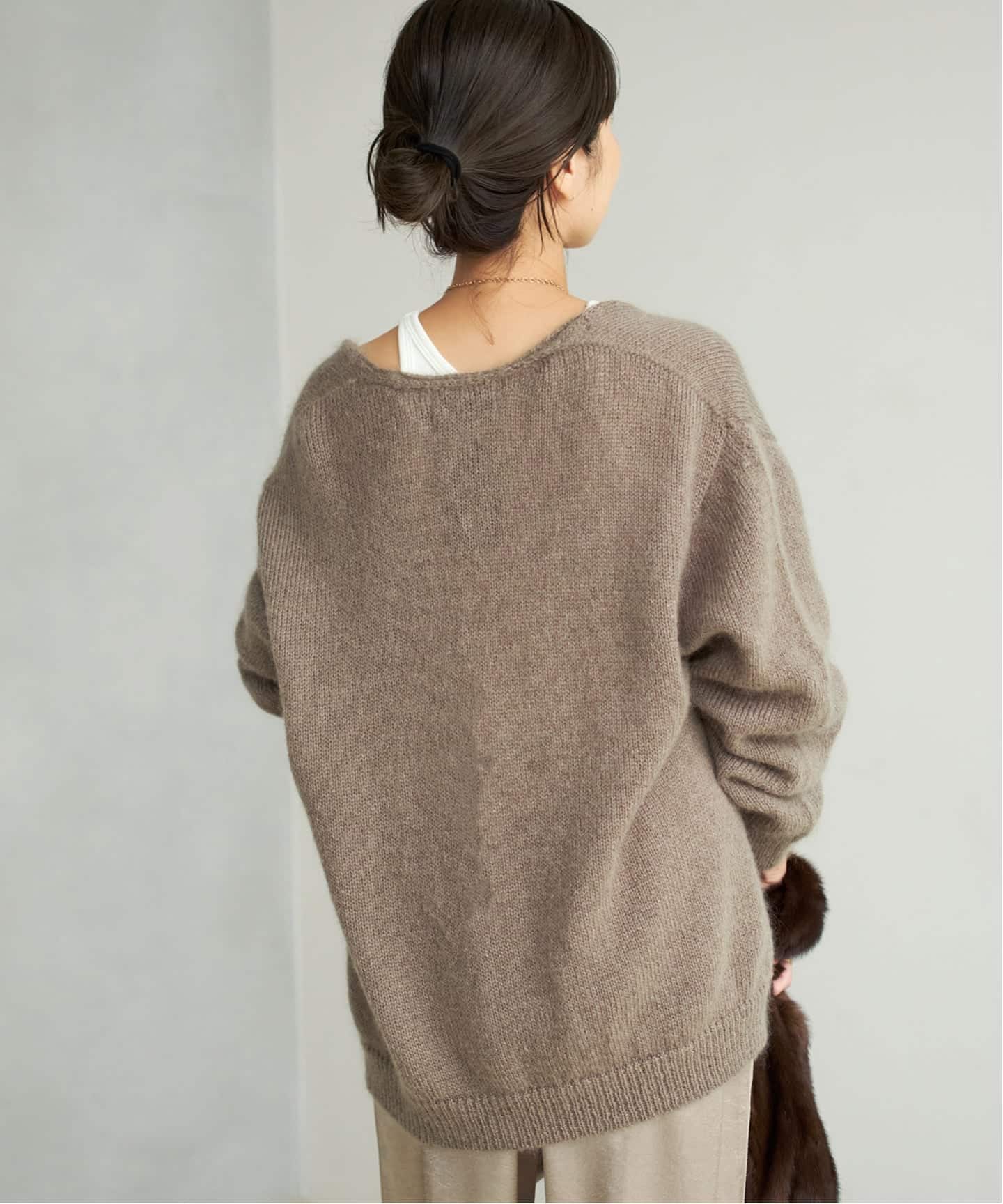 JAMES CHARLOTTE / ジェームスシャルロット WRAP カーディガン