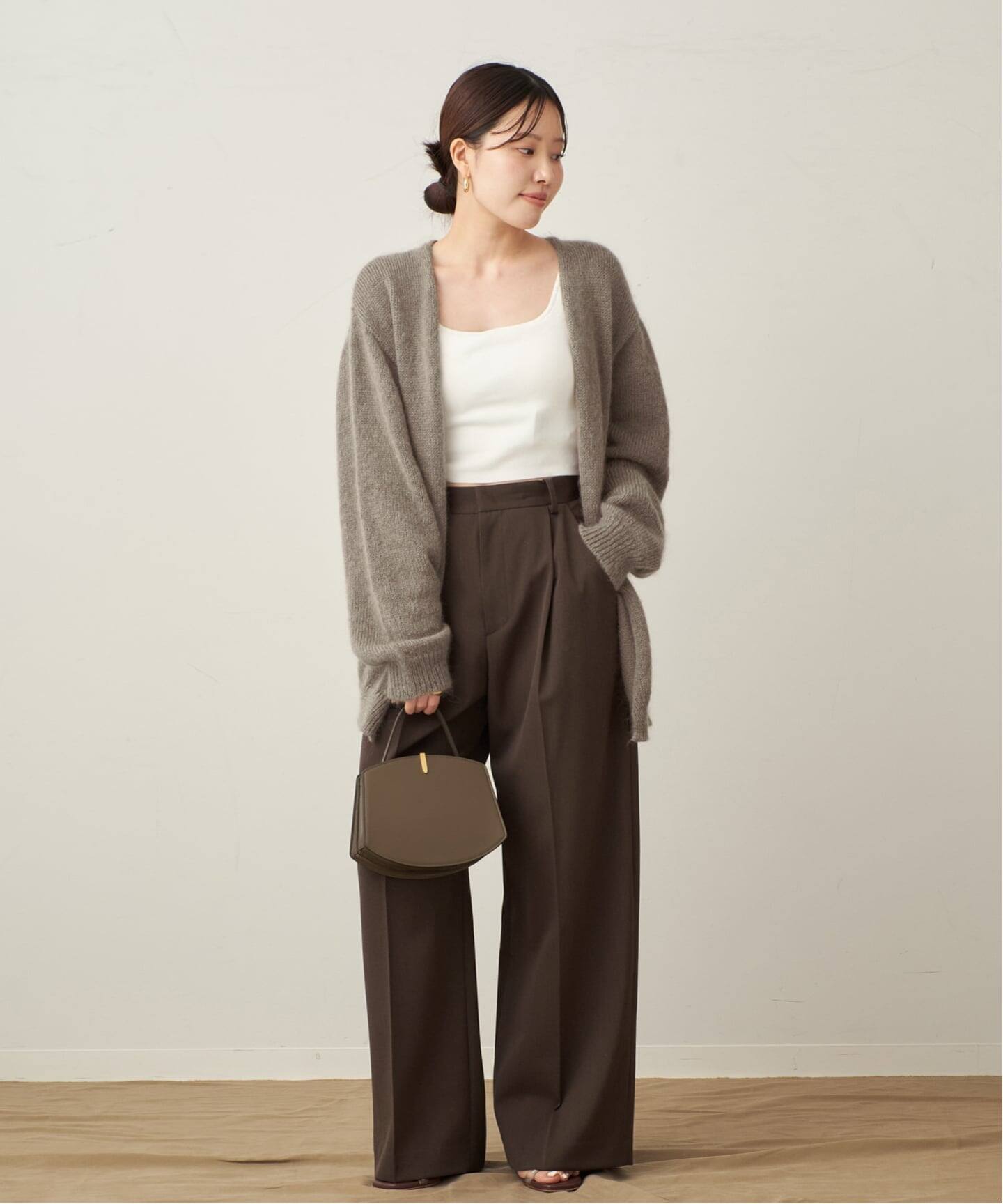JAMES CHARLOTTE / ジェームスシャルロット WRAP カーディガン