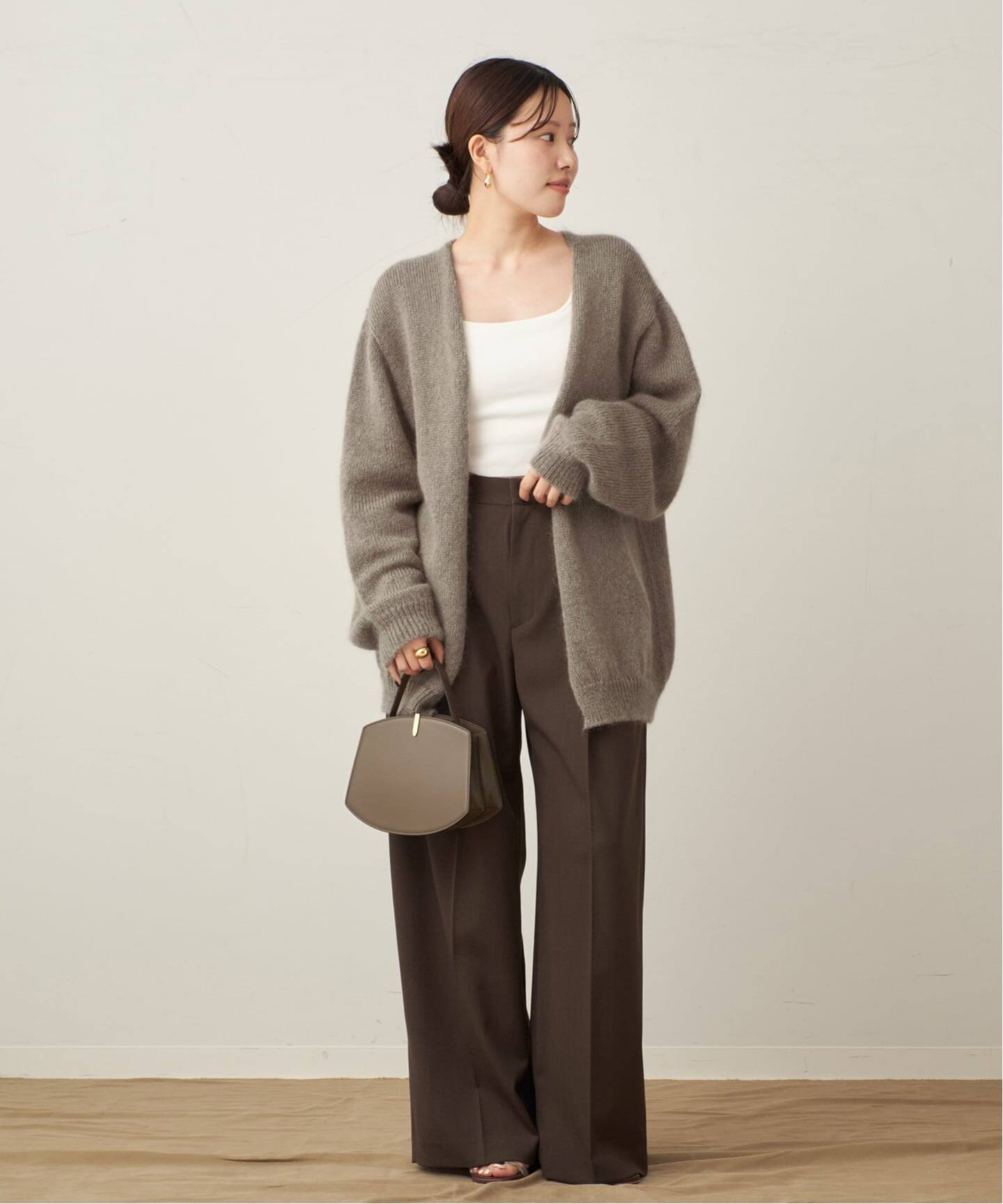 James Charlotte ショールカラー カーディガン James Charlotte ショールカラー カーディガン