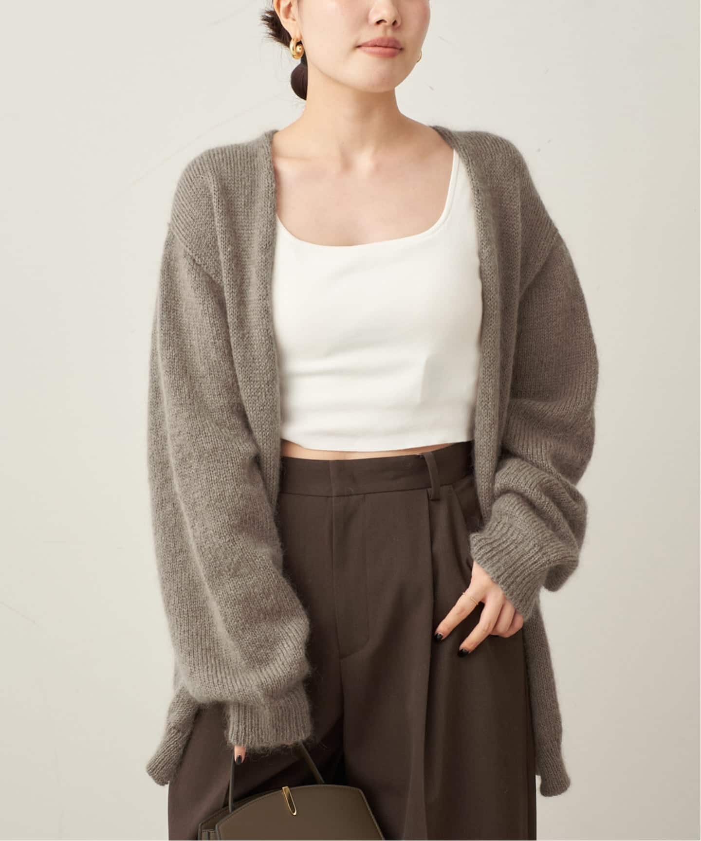 JAMES CHARLOTTE / ジェームスシャルロット WRAP カーディガン
