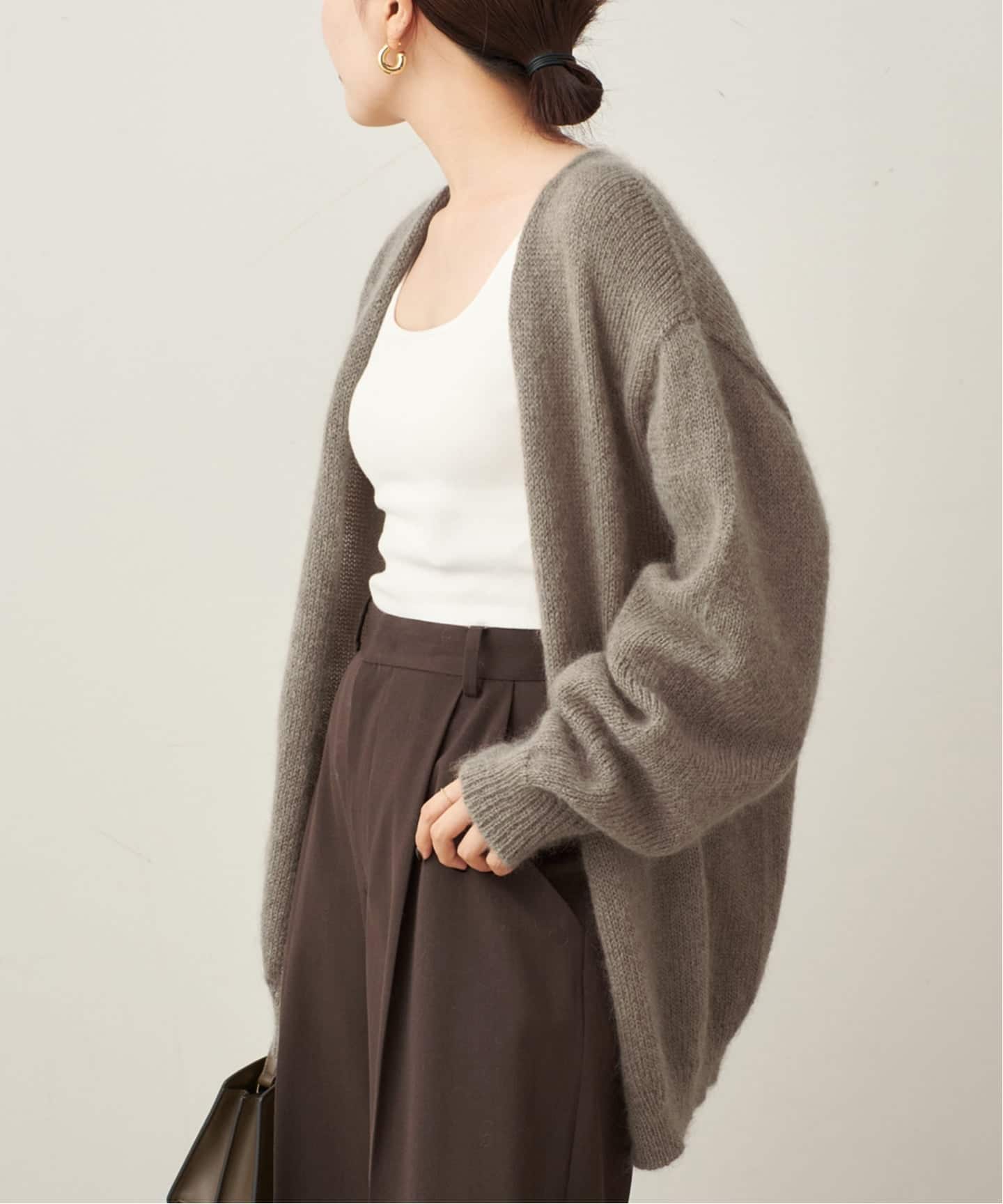 JAMES CHARLOTTE / ジェームスシャルロット WRAP カーディガン