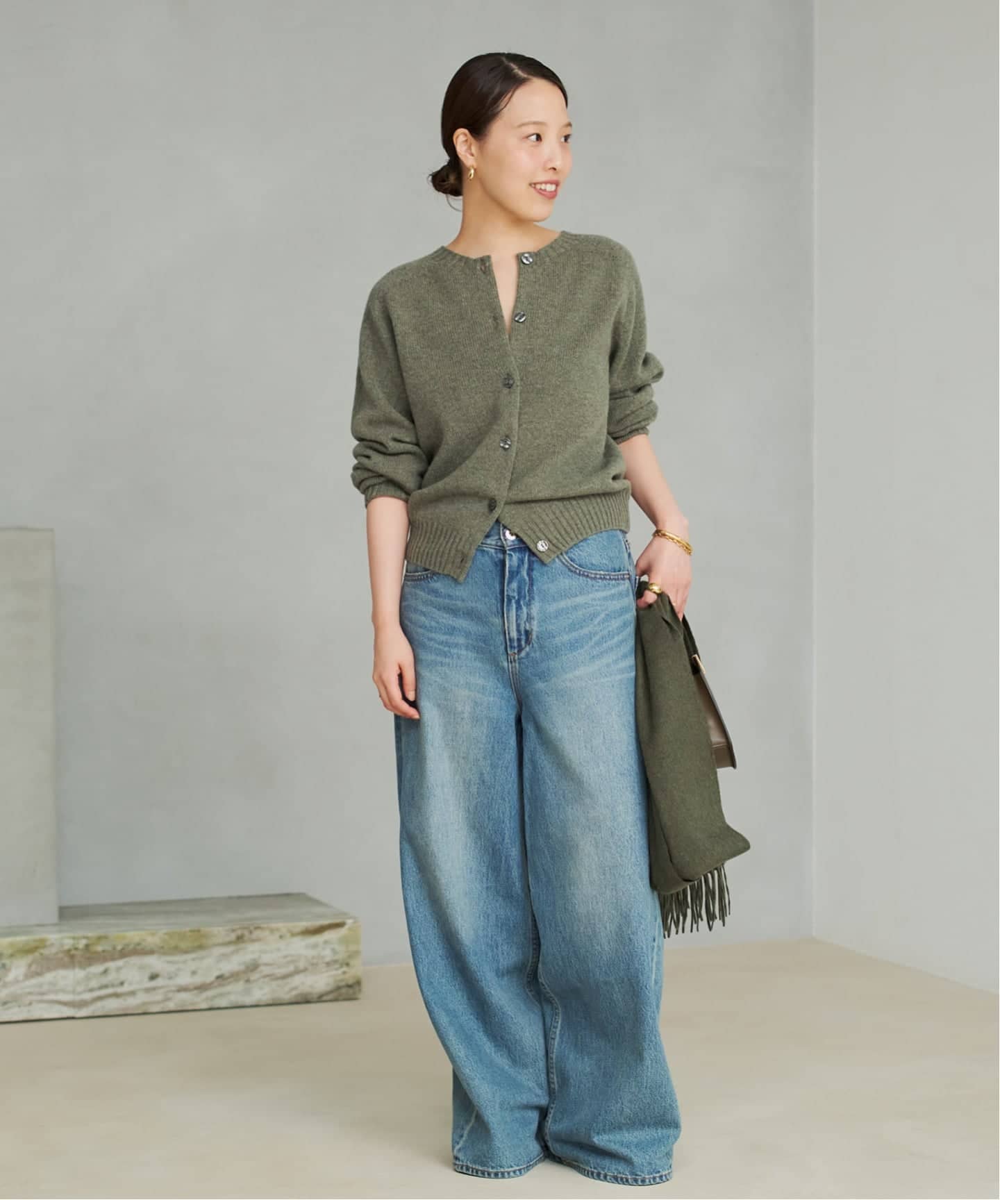 plage（HARLEY）HIGH BUTTON SHORT カーディガンです。 追加》HARLEY / ハーレー 別注 HIGH BUTTON SHORT カーディガン