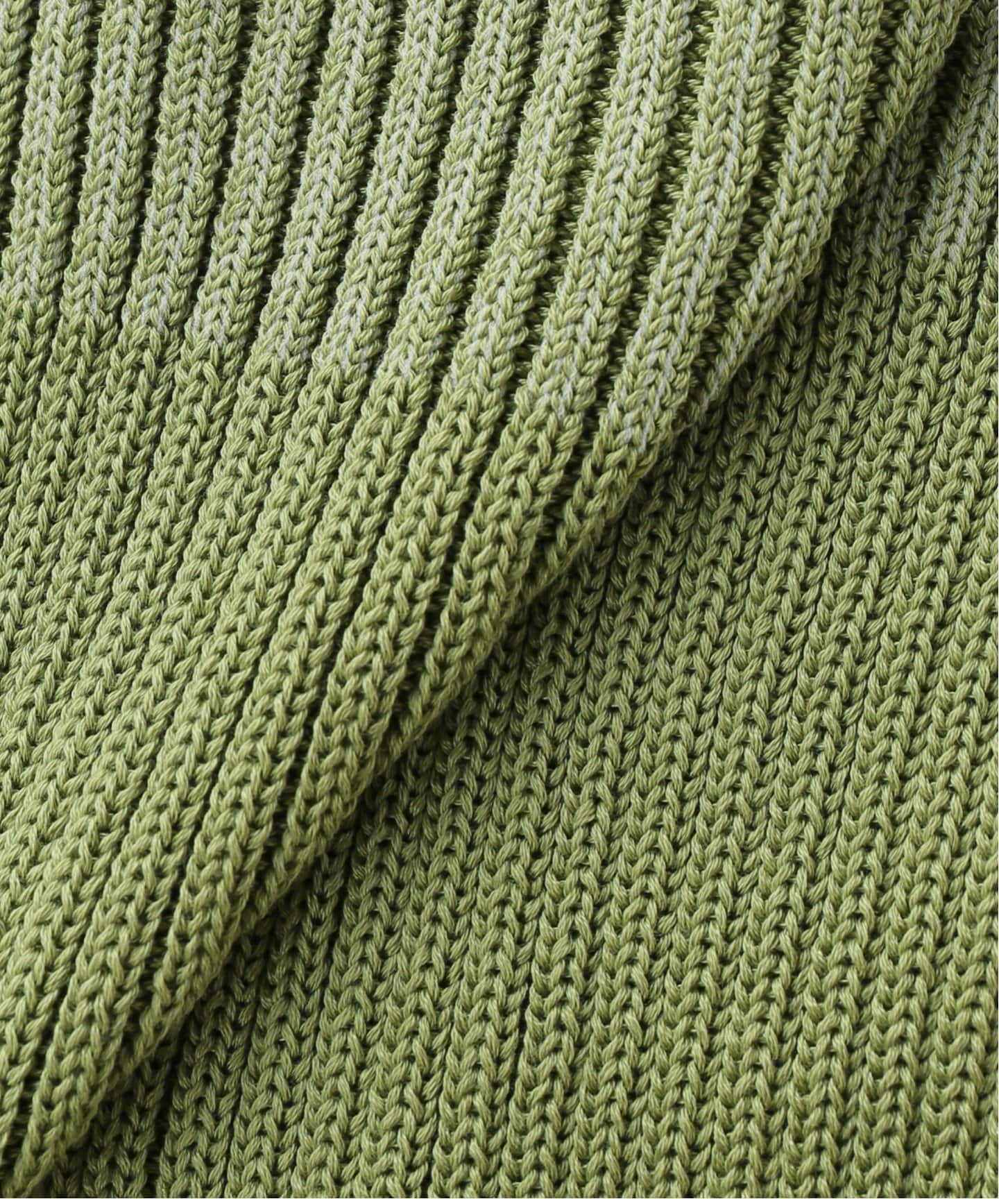 Plage - ★最終価格★ プラージュ別注【ROBERTO COLLINA】ニット グリーン◆ GENES / ジェネス DALIA TOP GREEN ニット（ニット／セーター