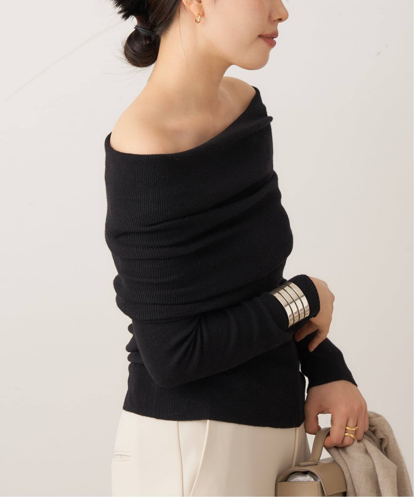 LE PETIT PULLE ニット LE PETIT PULLE / ル プティ プレ 別注 BARDOT NECKLINE ニット