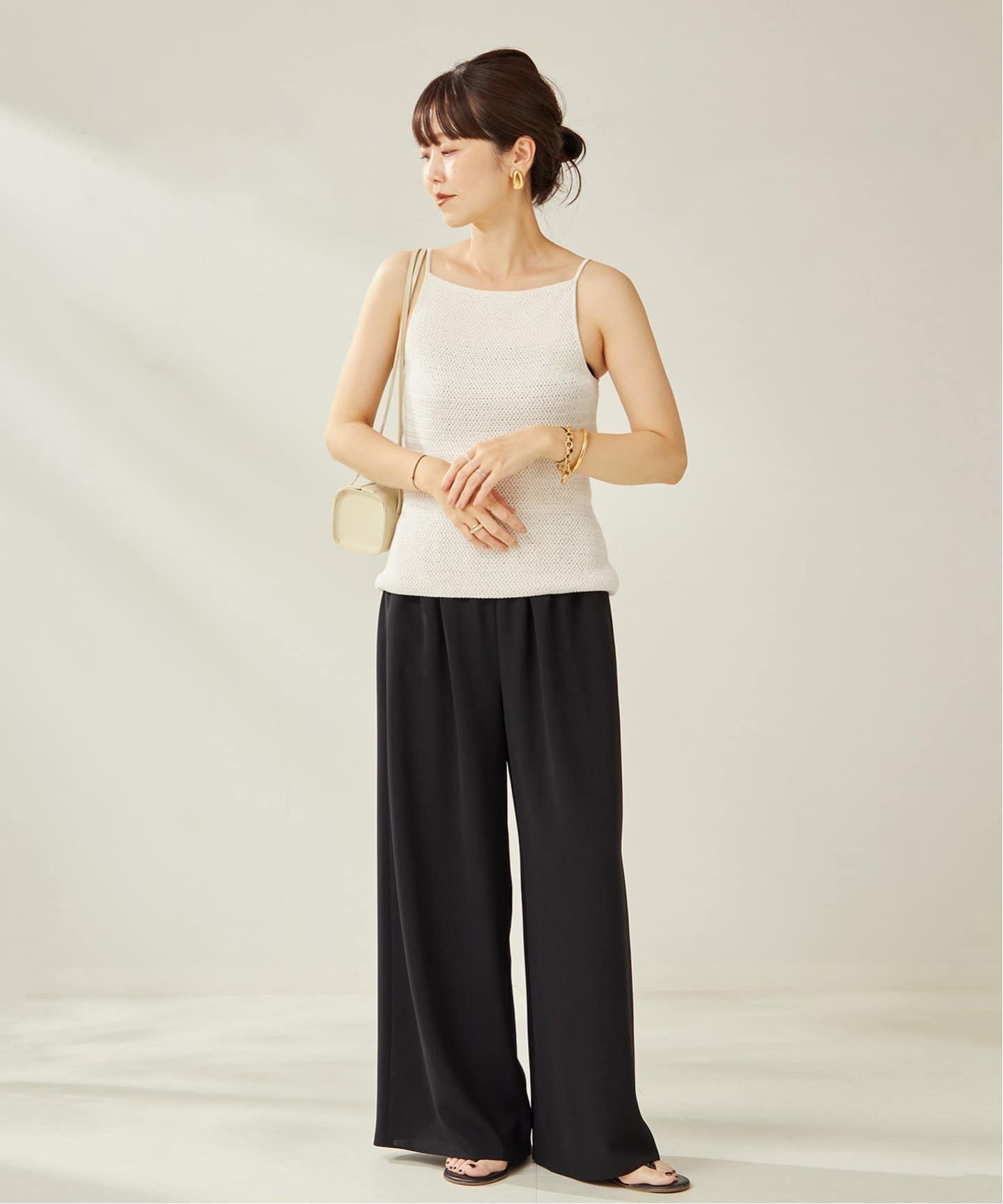 le / ル CROCHET BACK POINT トップス　Plage ニット le / ル CROCHET BACK POINT トップス（ニット／セーター