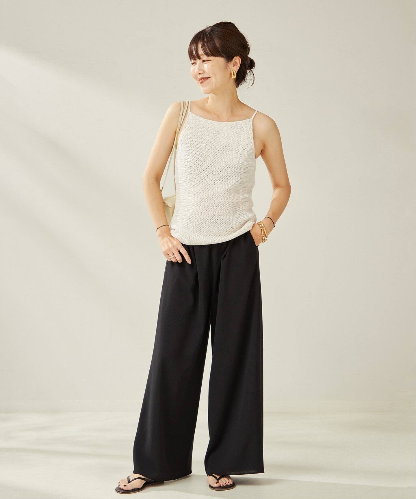 le / ル CROCHET BACK POINT トップス（ニット／セーター）｜Plage