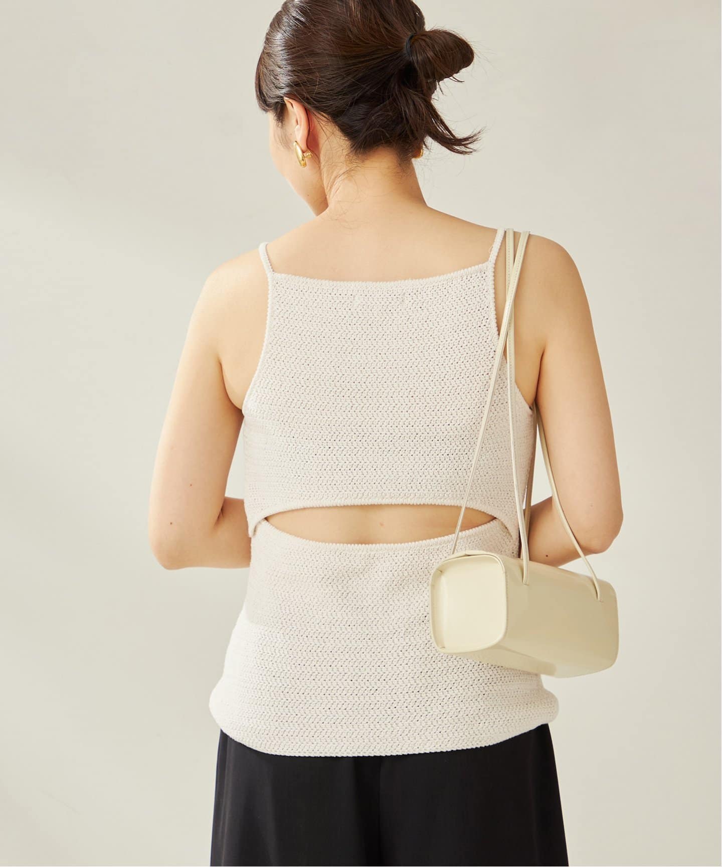 le / ル CROCHET BACK POINT トップス　Plage ニット le / ル CROCHET BACK POINT トップス（ニット／セーター