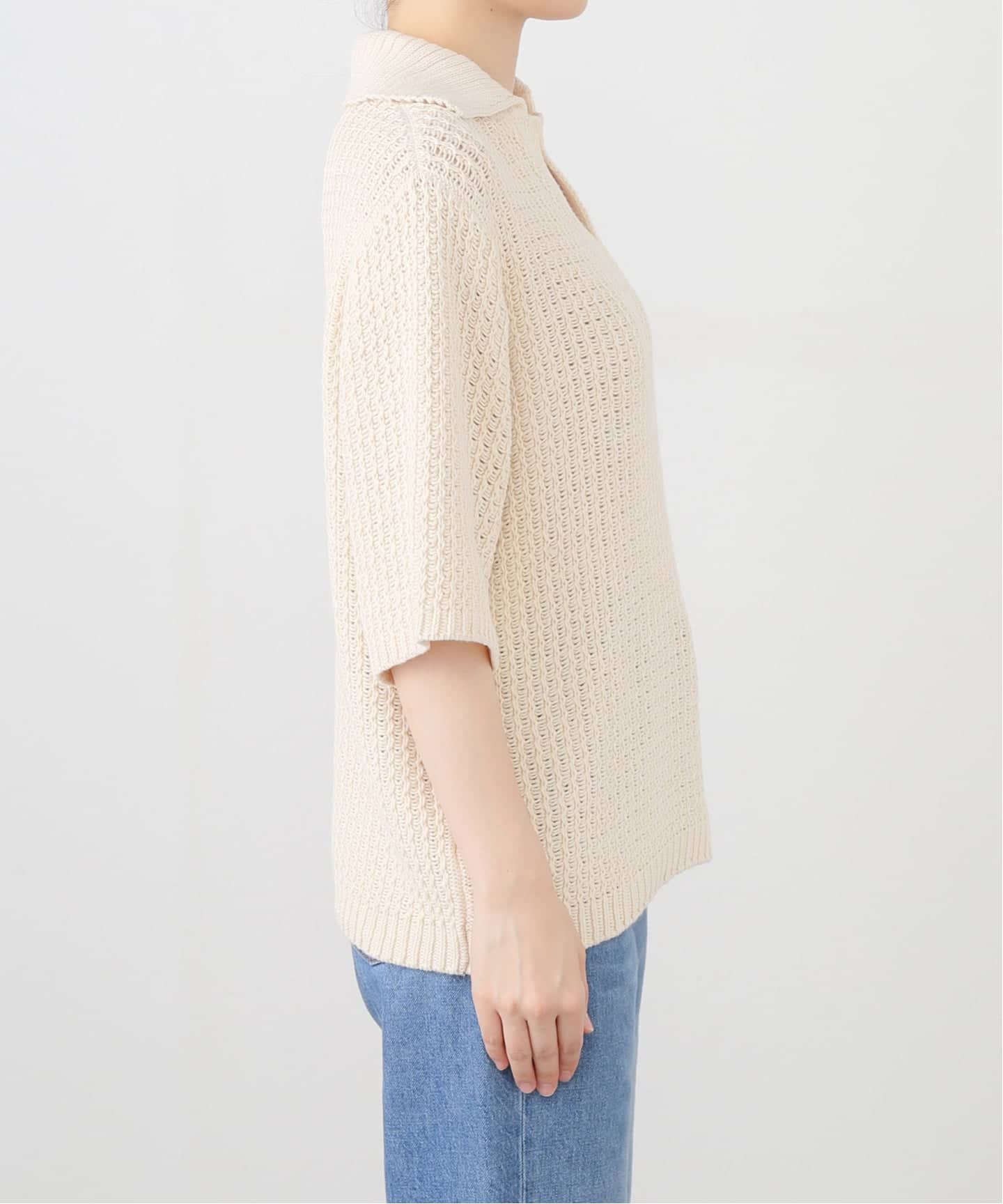 plage LAUREN MANOOGIAN ベージュ長袖Tシャツ plage LAUREN MANOOGIAN ベージュ長袖Tシャツ plage LAUREN