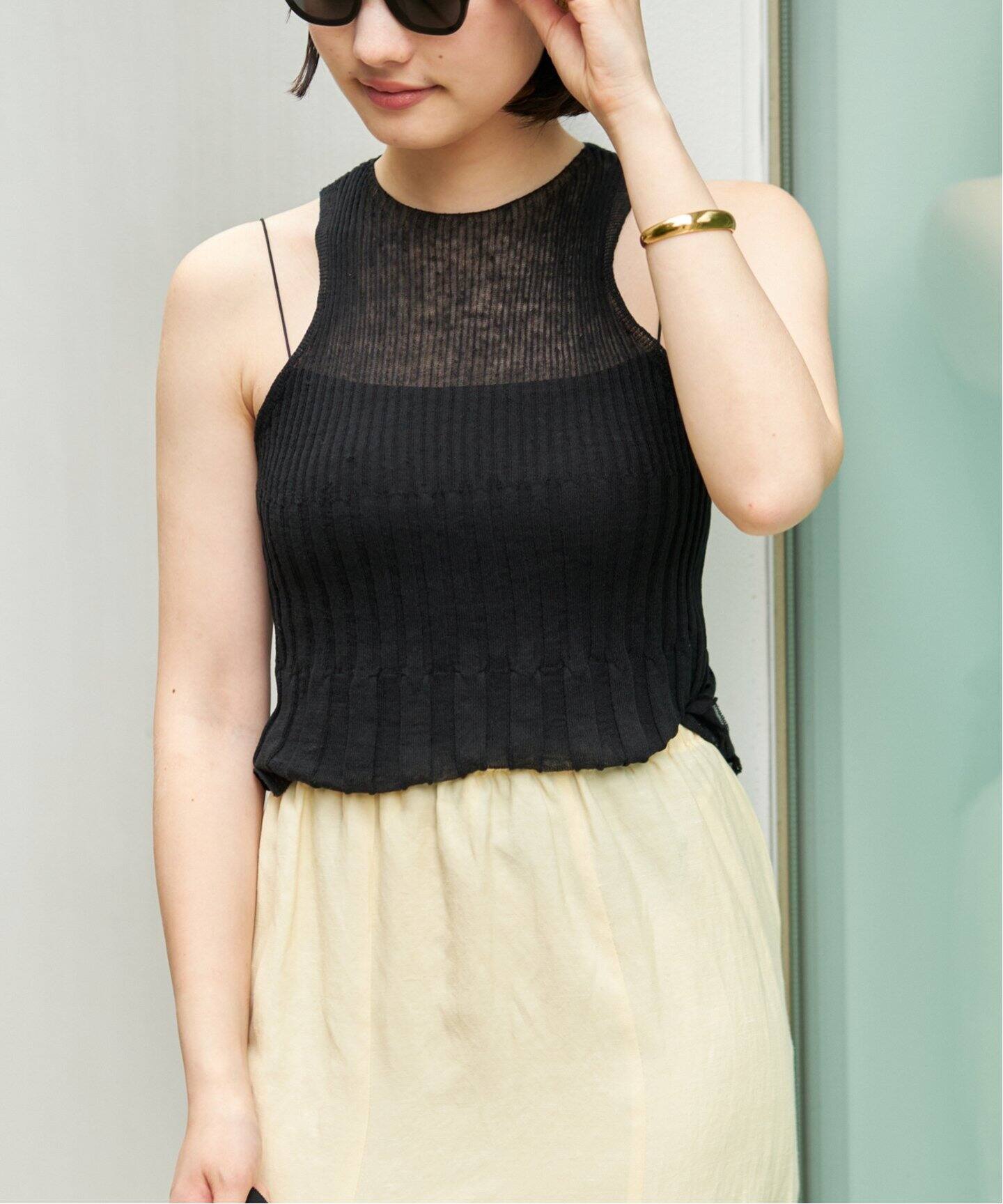 enrica スリーブレス セーター ニット enrica スリーブレス セーター ニット