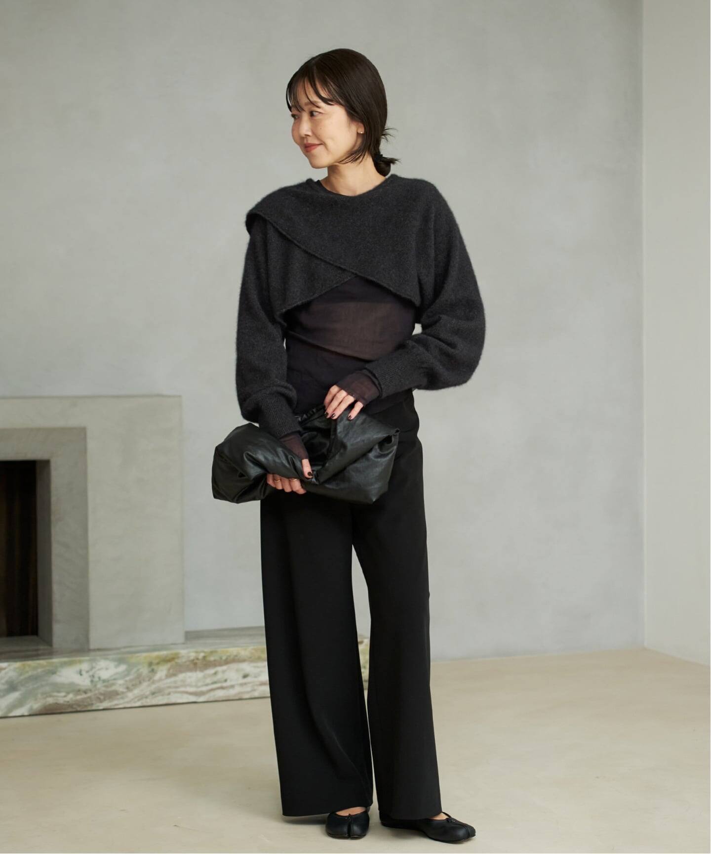 ENRICA / エンリカ SLEEVE CAPE ニット（ニット／セーター）｜Plage