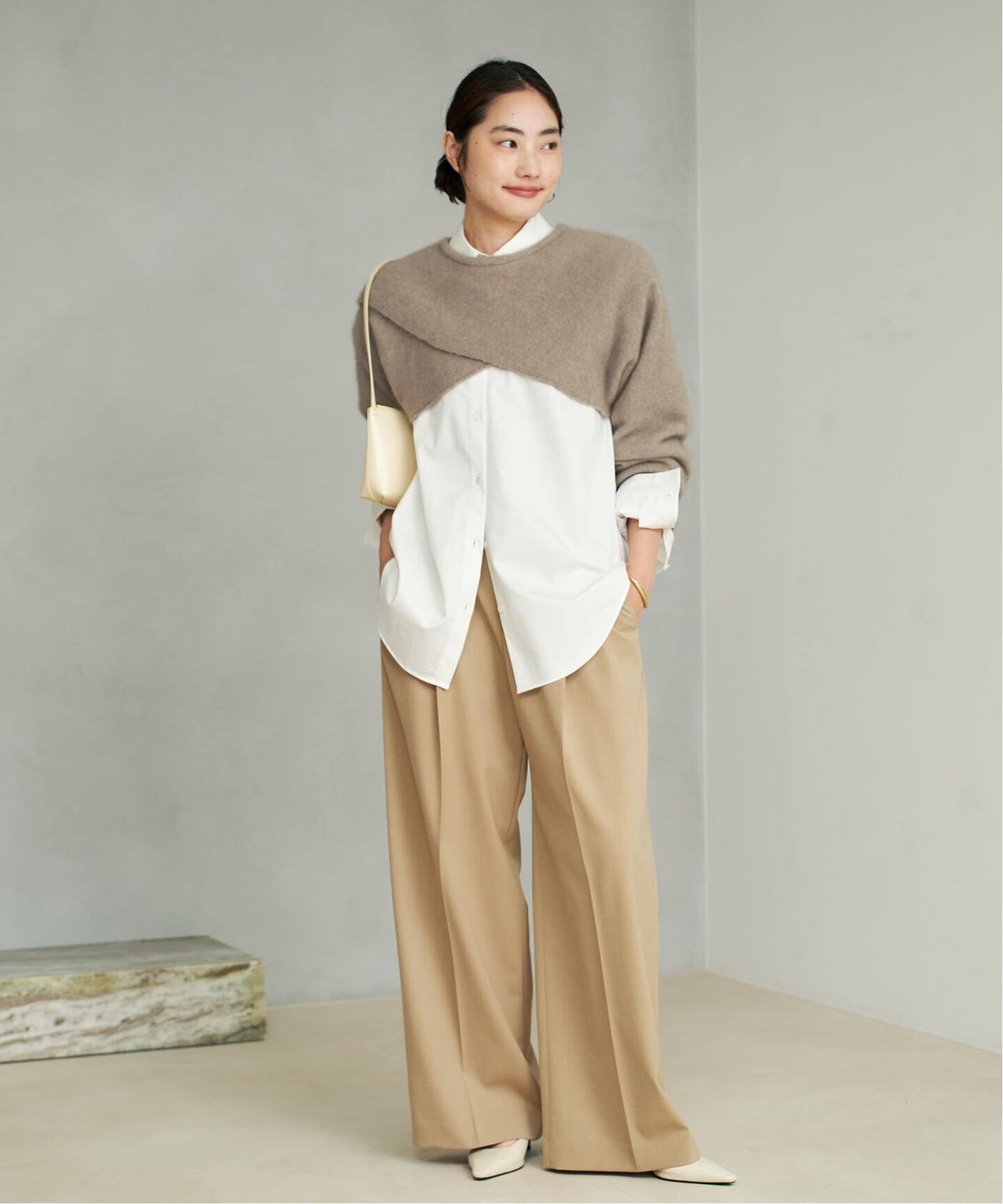 Plage ENRICA エンリカ SLEEVE CAPE ニット ENRICA / エンリカ SLEEVE CAPE ニット（ニット／セーター）｜Plage