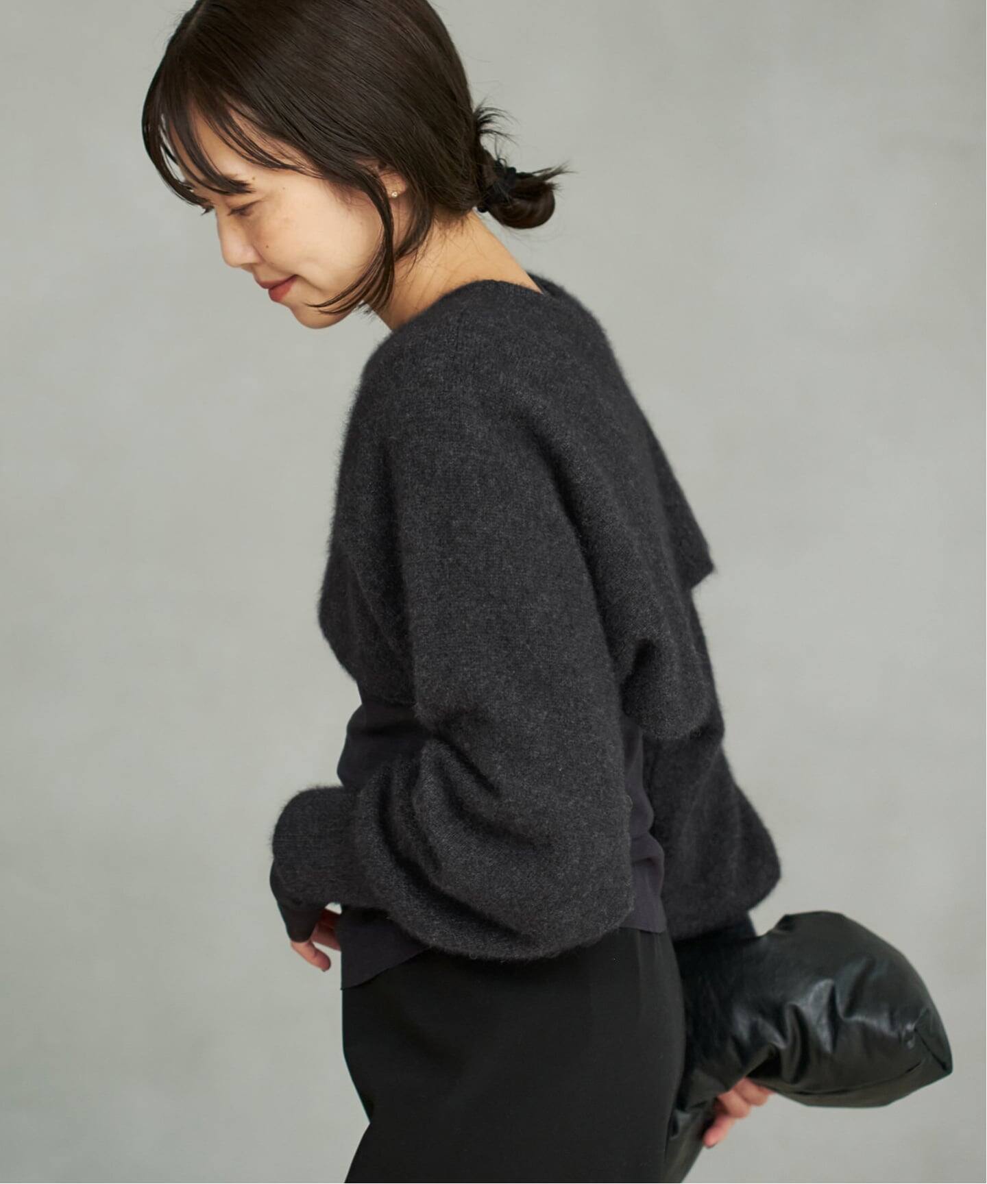 ENRICA / エンリカ SLEEVE CAPE ニット（ニット／セーター）｜Plage