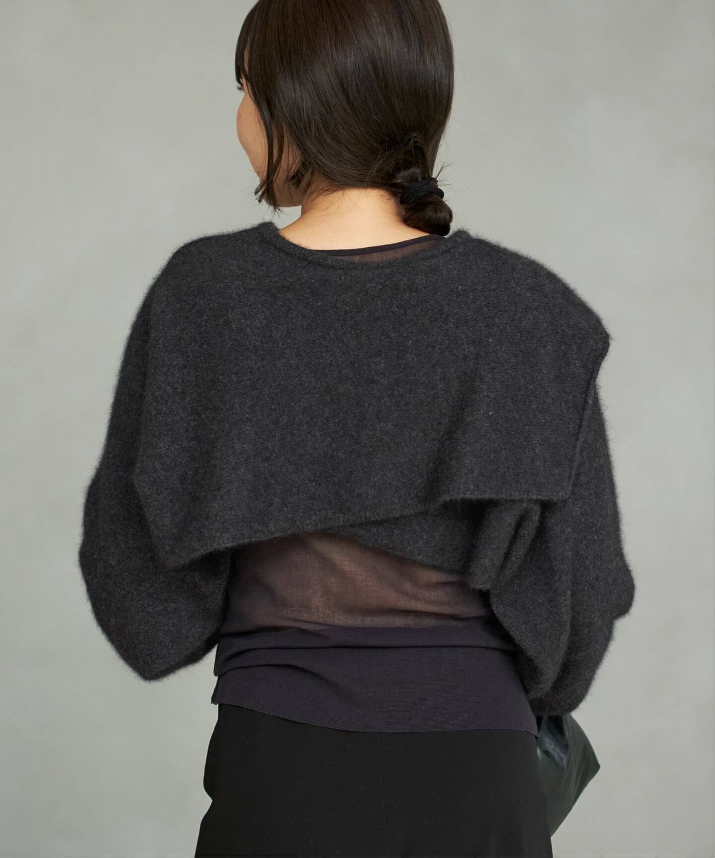 ENRICA / エンリカ SLEEVE CAPE ニット（ニット／セーター）｜Plage