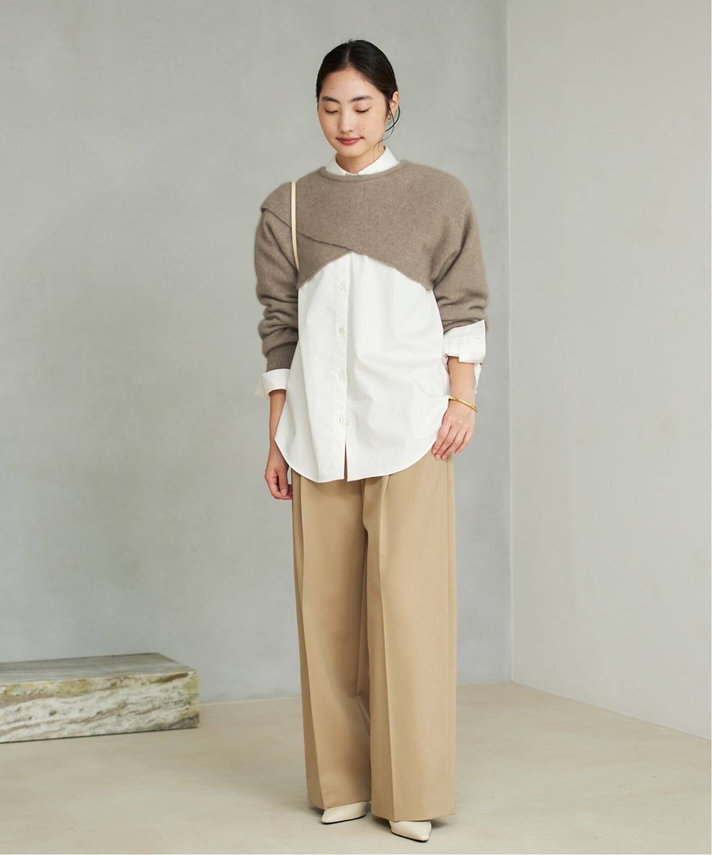 ENRICA / エンリカ SLEEVE CAPE ニット(ニット/セーター ENRICA / エンリカ SLEEVE CAPE ニット(ニット/セーター
