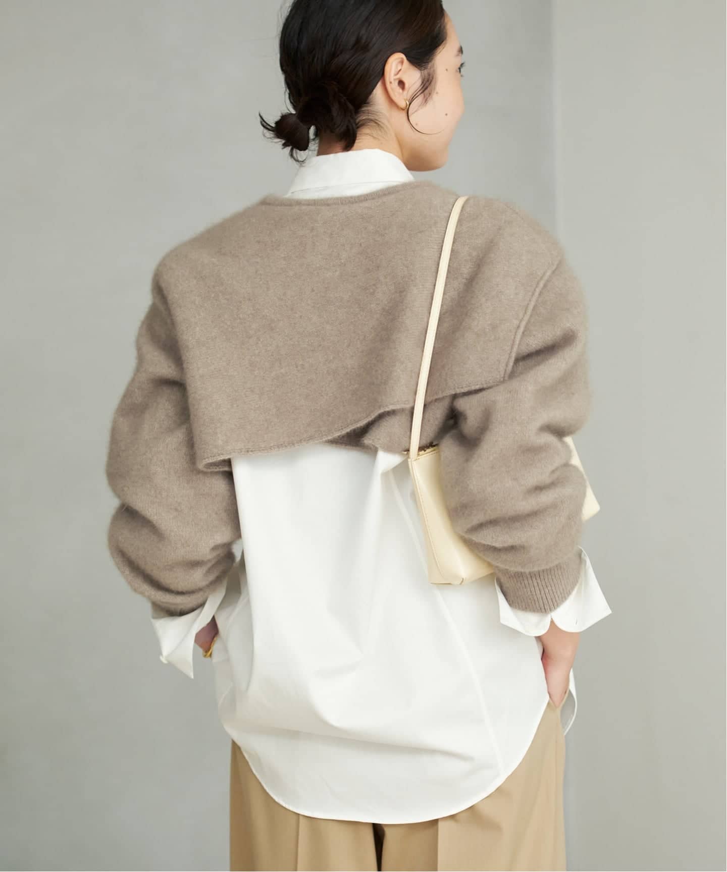 ENRICA / エンリカ SLEEVE CAPE ニット（ニット／セーター）｜Plage