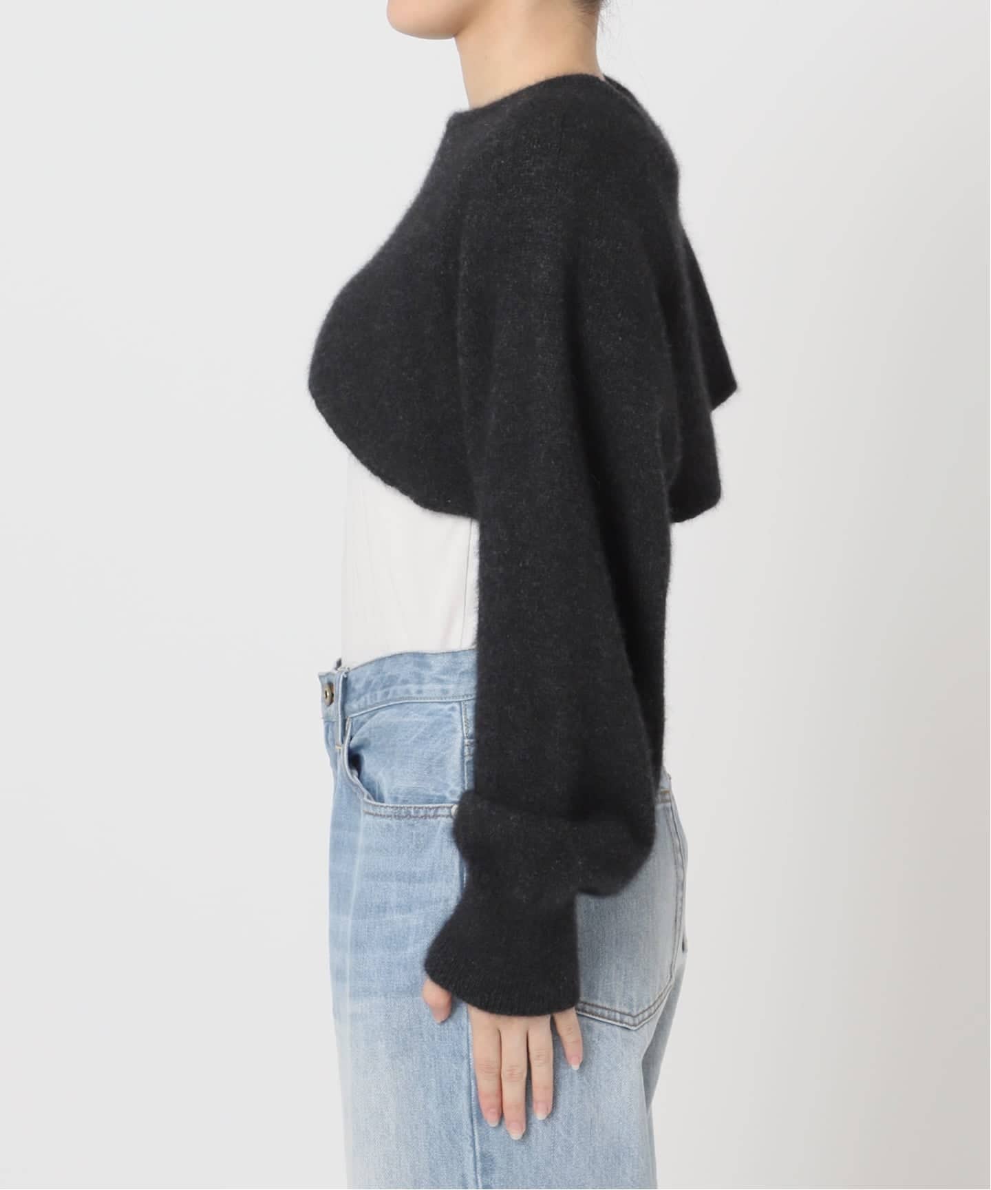 ENRICA / エンリカ SLEEVE CAPE ニット（ニット／セーター）｜Plage