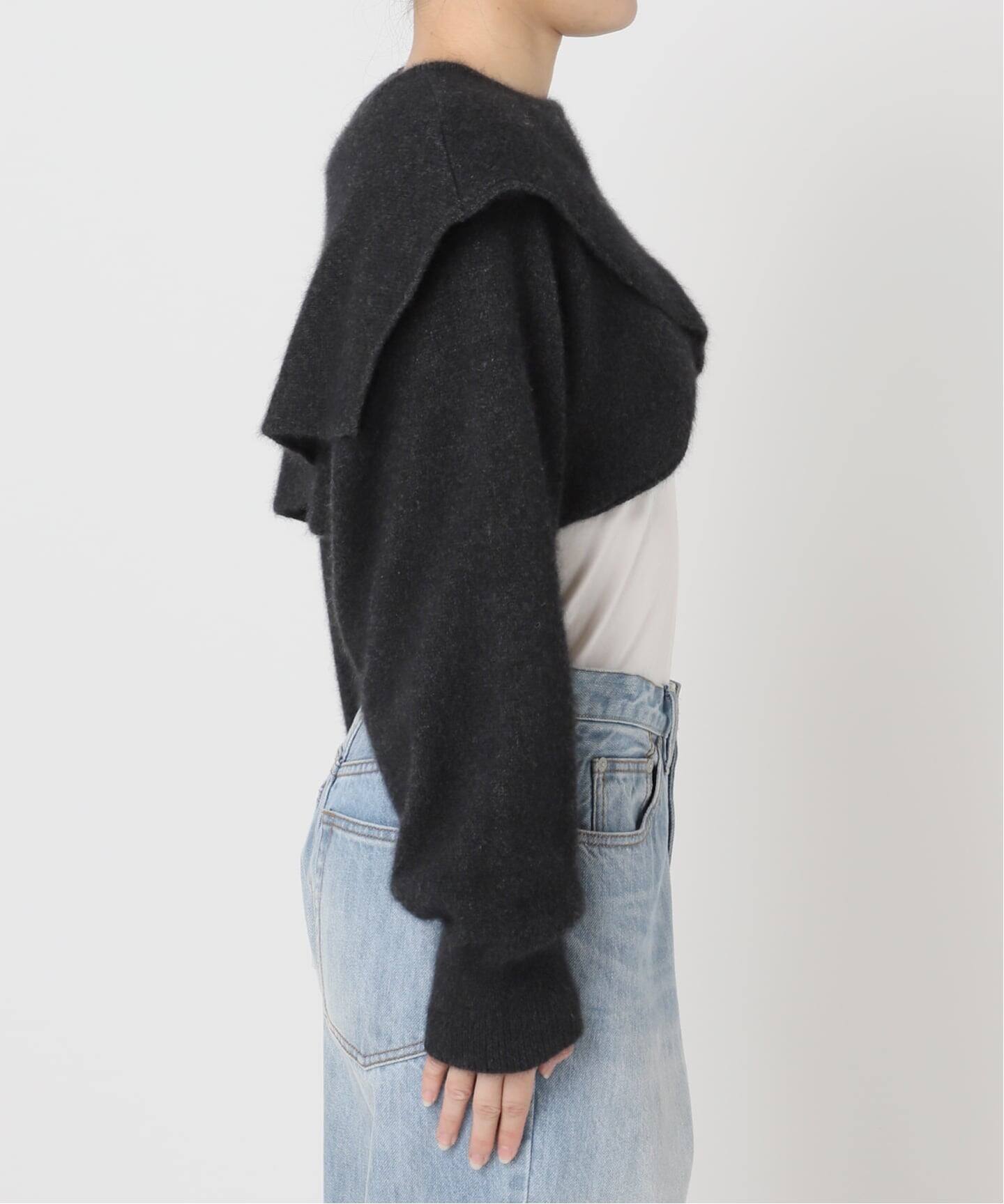 ジャケット・アウター Plage ENRICA CAPE KNIT ENRICA / エンリカ SLEEVE CAPE ニット（ニット／セーター）｜Plage