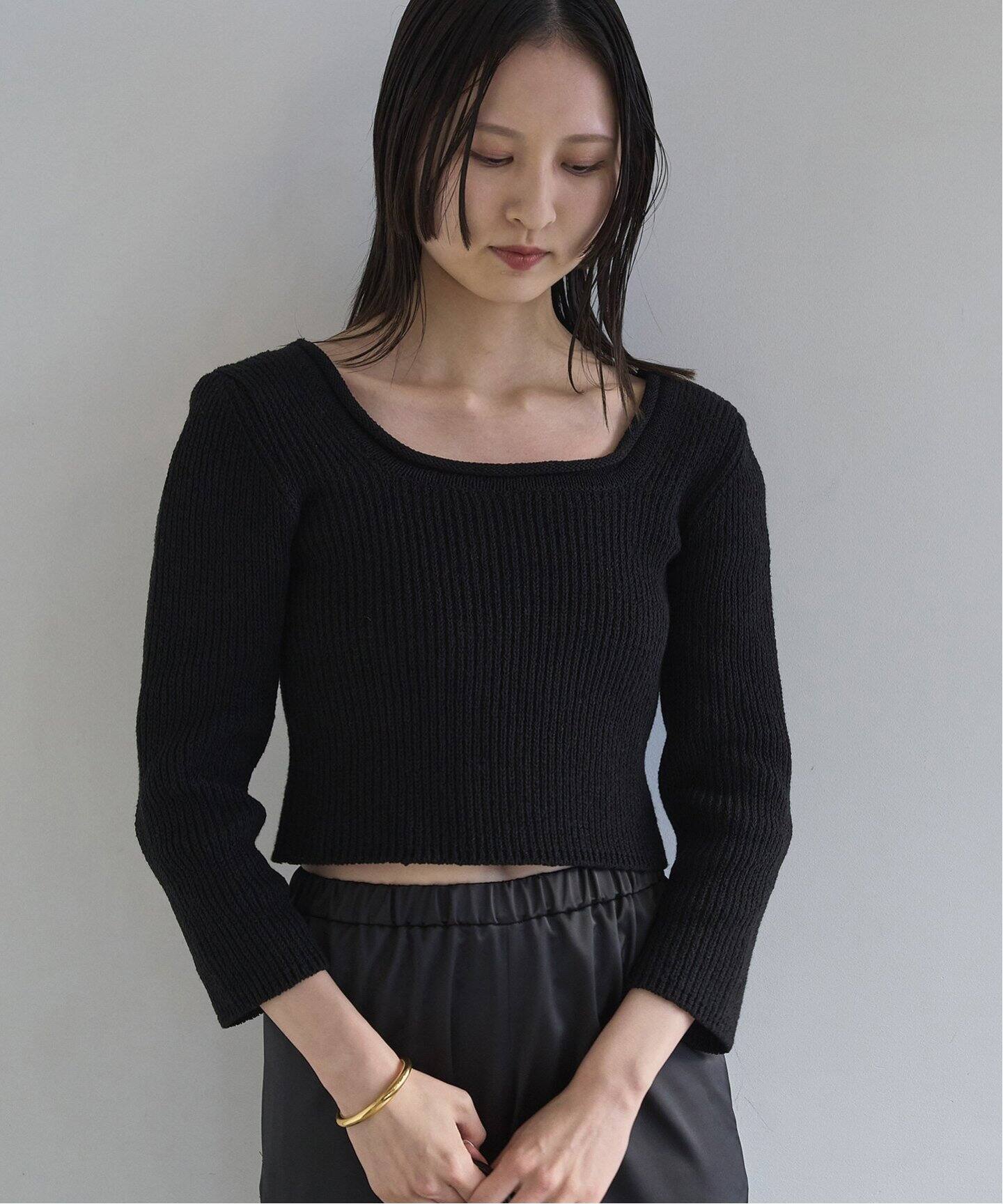 PAN/パン 別注 RIB SQ/N MIDDLE SLトップス（ニット／セーター