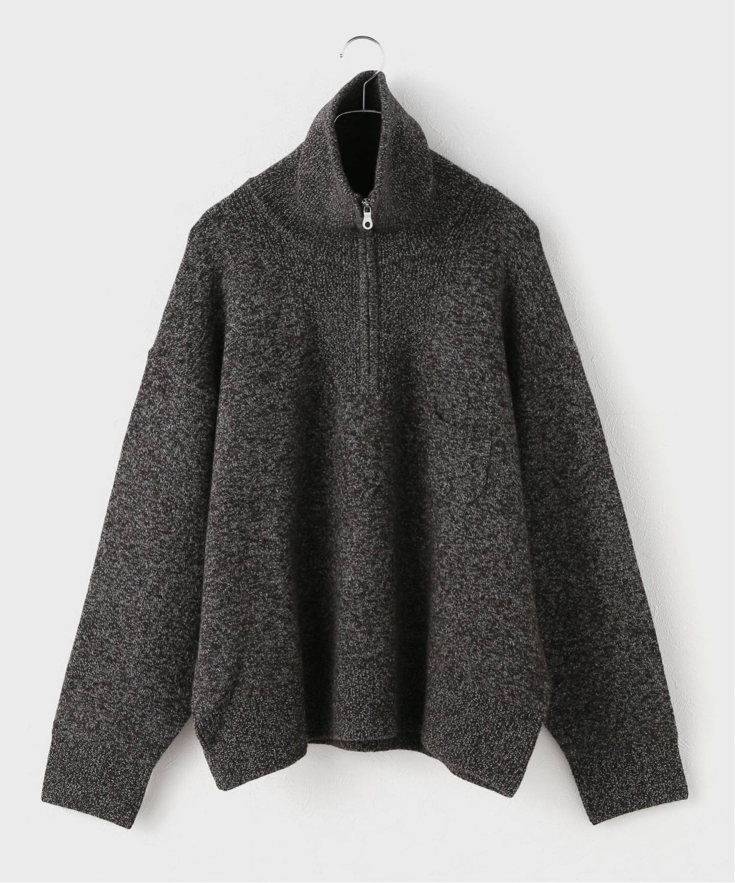 SEEALL / シーオール ZIP PULL SWEATER トップス（ニット／セーター