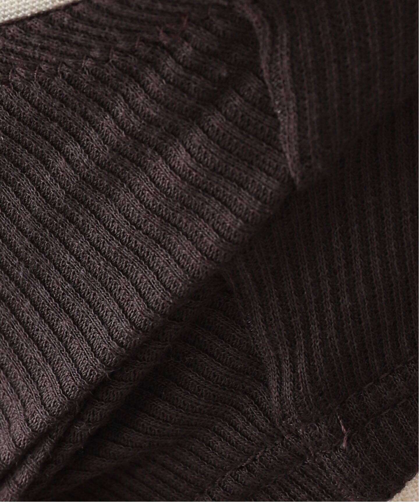 【NICENICE MOMENT】CROPPED クルーネックニット 別注】＜NICENICE MOMENT for conte＞CROPPED クルーネックニット