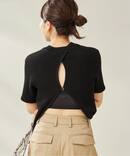 GENES / ジェネス ANIA TOP BLACK トップス