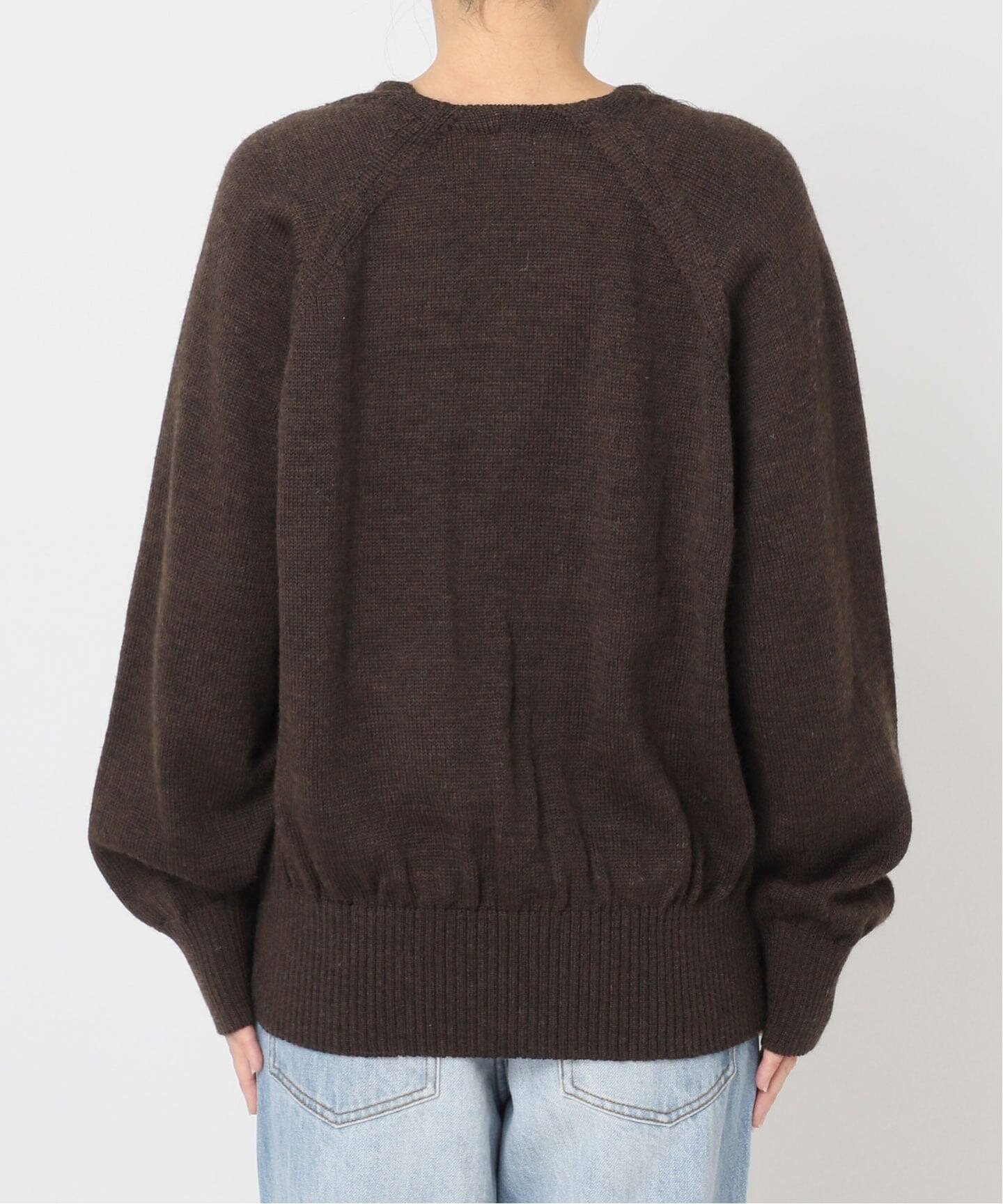 NEPLA. / ネプラ 別注 V ニット(ブラウン)（ニット／セーター