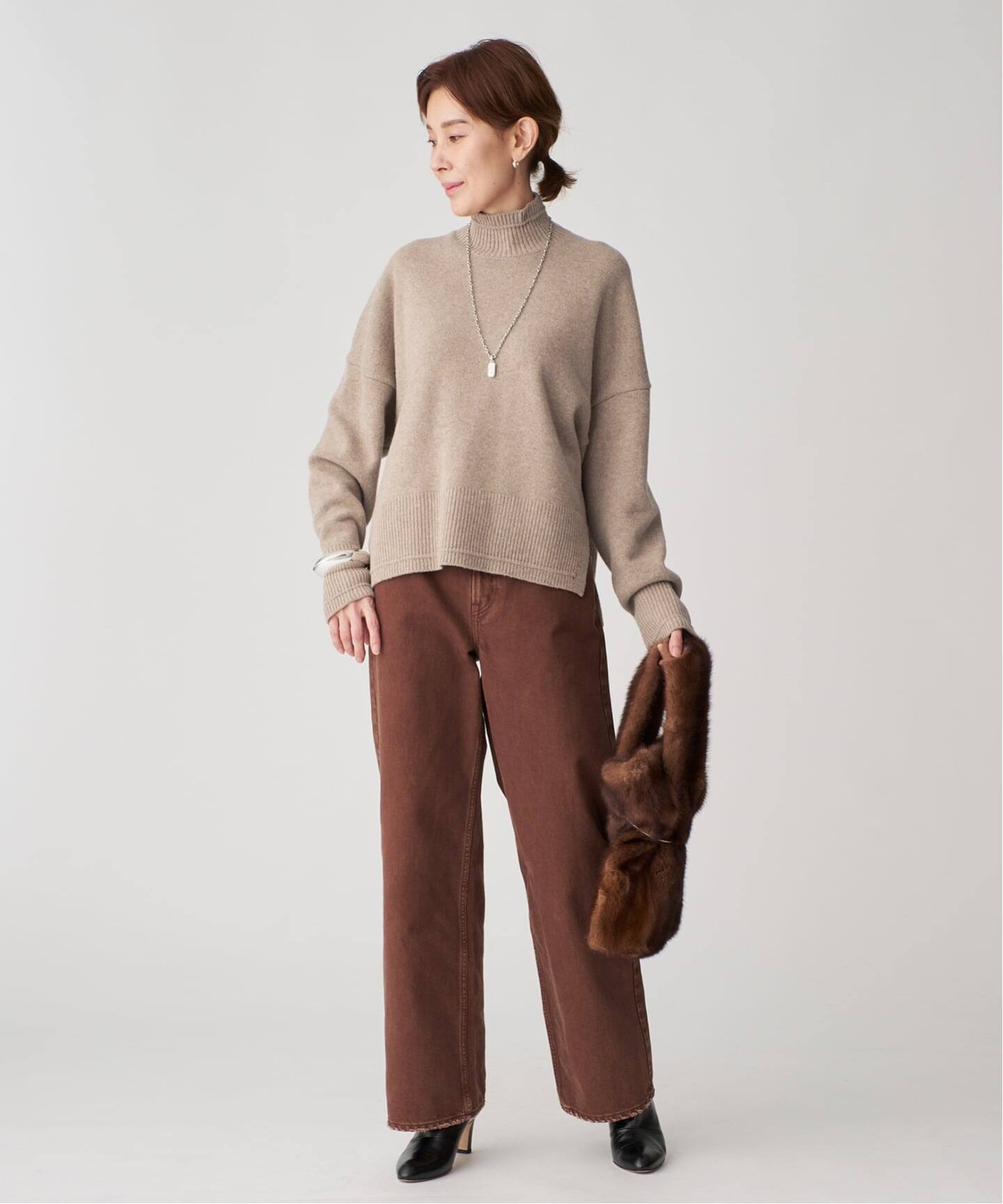 【Mee様】新品未使用！ヴェルメイユ イエナ ニット タートル プルオーバー VERMEIL par iena（ヴェルメイユパーイエナ） ニット セーター ウール