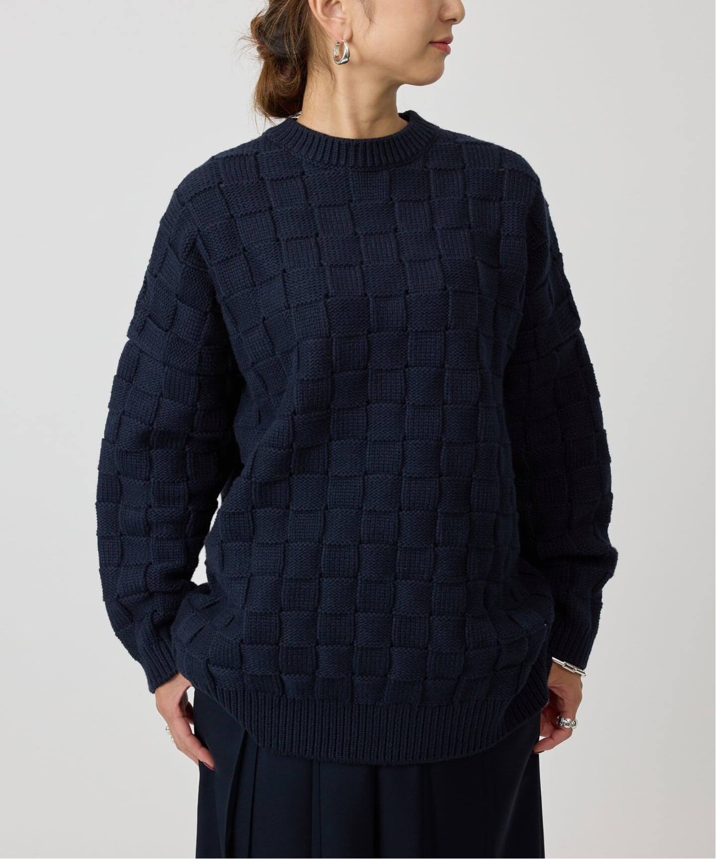 1回使用【VERMEIL par iena】リンクスブロックプルオーバー リンクスブロックプルオーバー（ニット／セーター）｜VERMEIL par iena