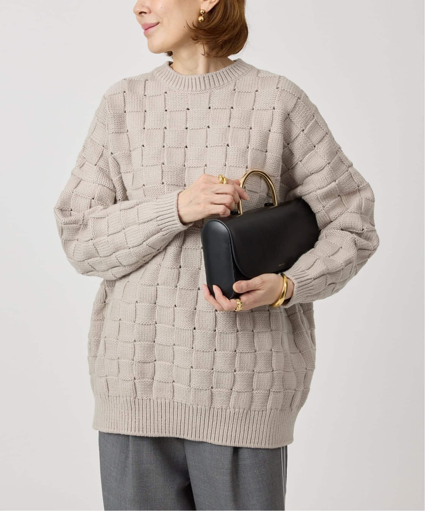 1回使用【VERMEIL par iena】リンクスブロックプルオーバー リンクスブロックプルオーバー（ニット／セーター）｜VERMEIL par iena