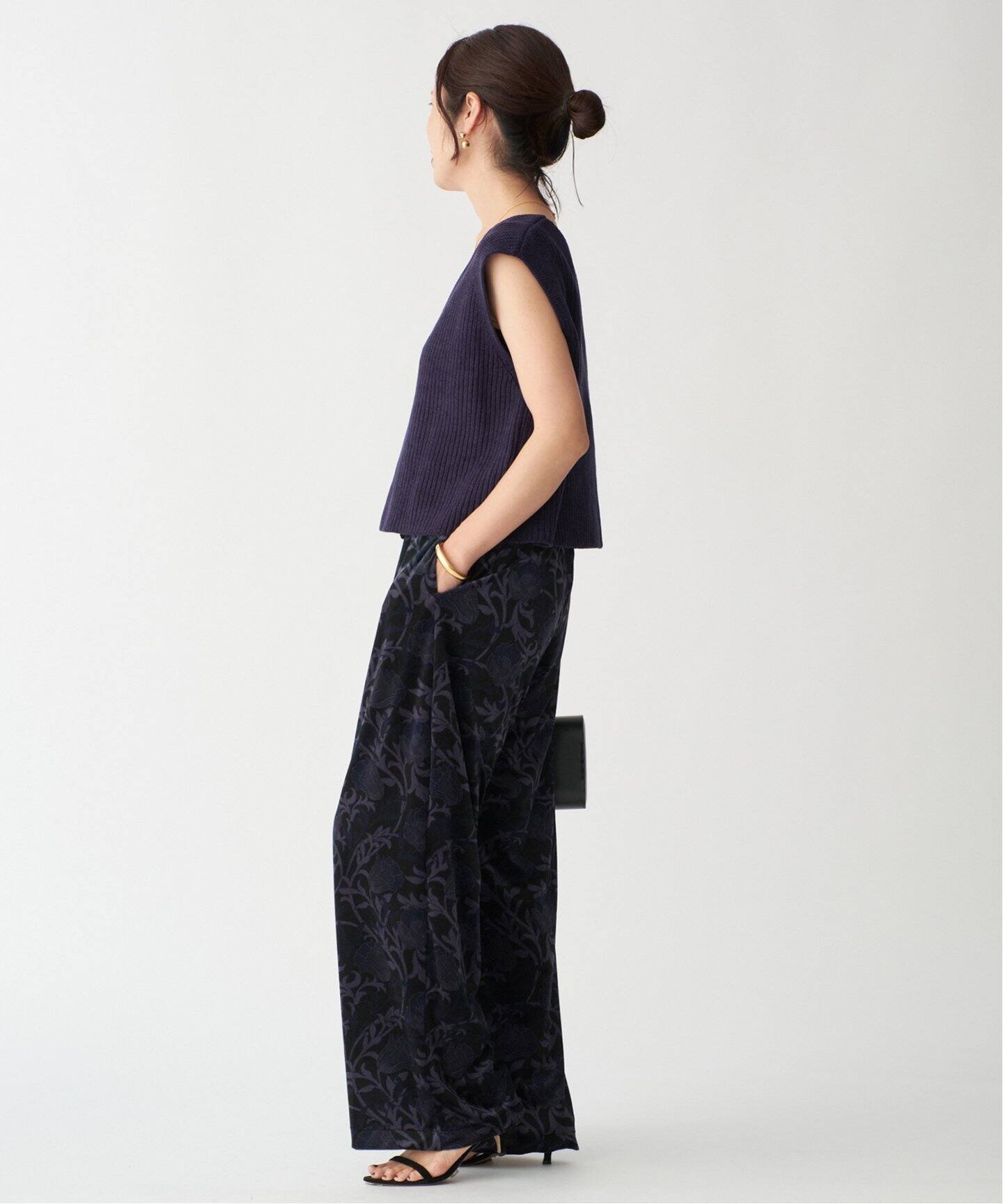 コットンモール2WAYニットベスト（ベスト）｜VERMEIL par iena