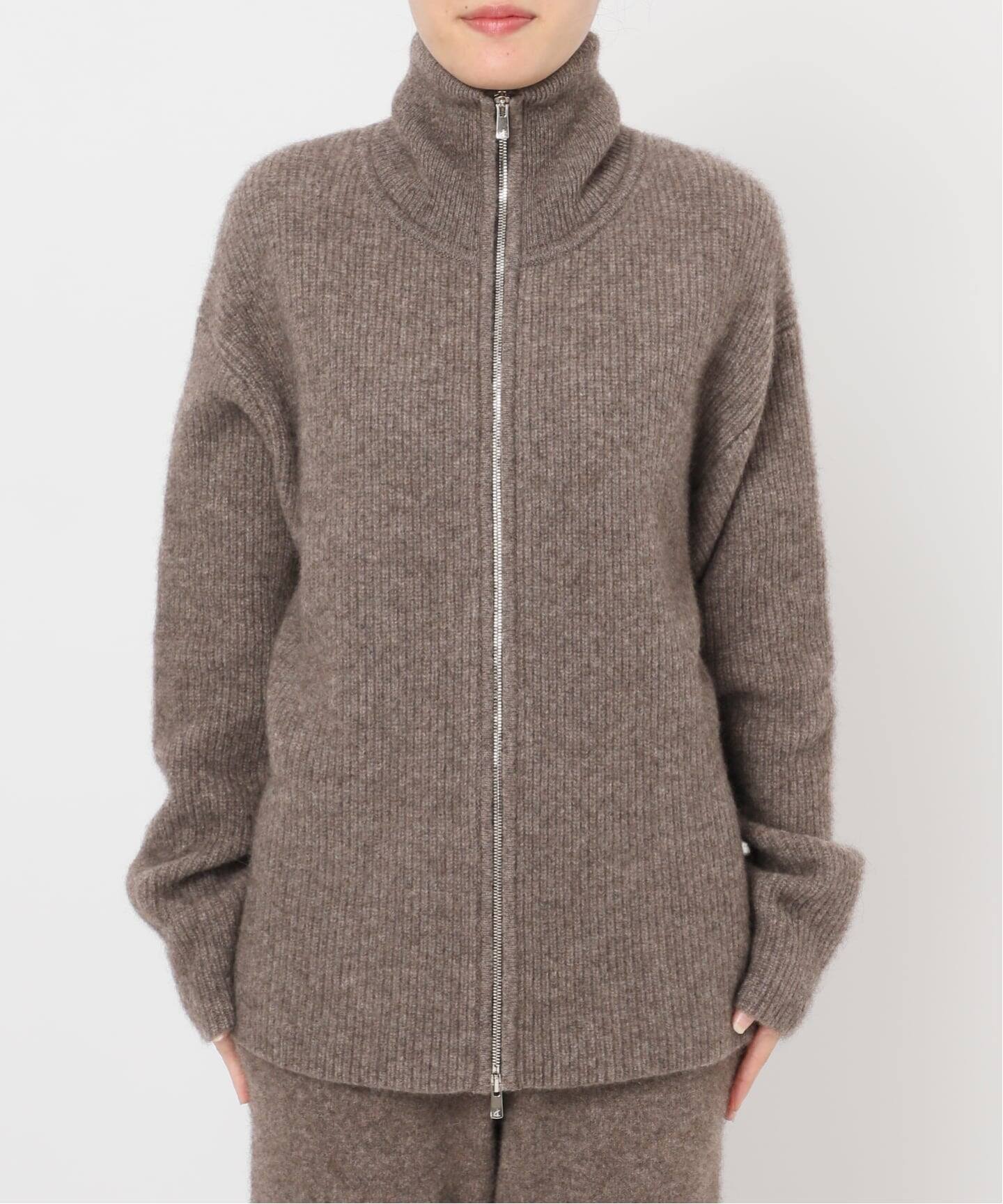 woolyakmix knit ZIPカーディガン（カーディガン）｜VERMEIL par iena