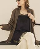 woolyakmix  knit ZIPカーディガン