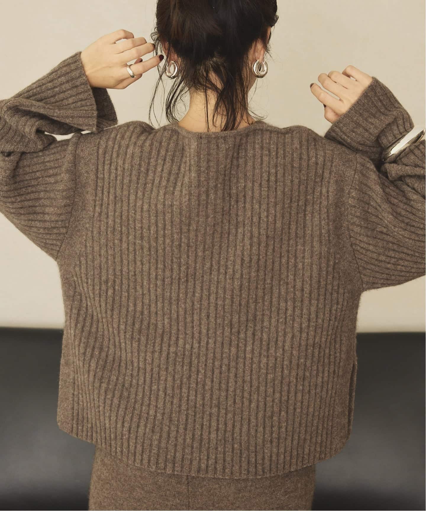 予約》woolyakmix ribKnit プルオーバー（ニット／セーター