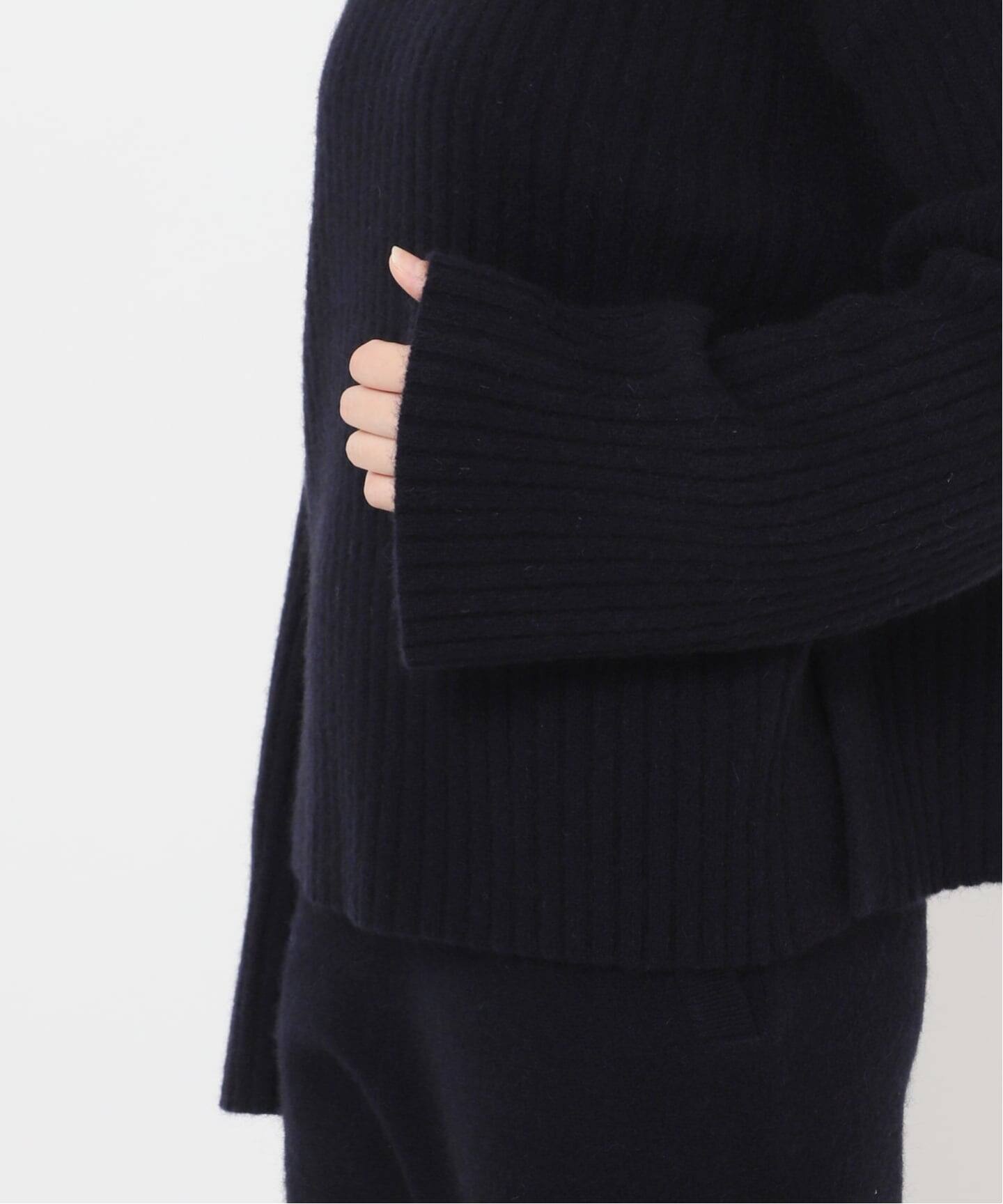 ヴェルメイユパーイエナ　ウールパイルプルオーバー 予約》woolyakmix ribKnit プルオーバー（ニット／セーター
