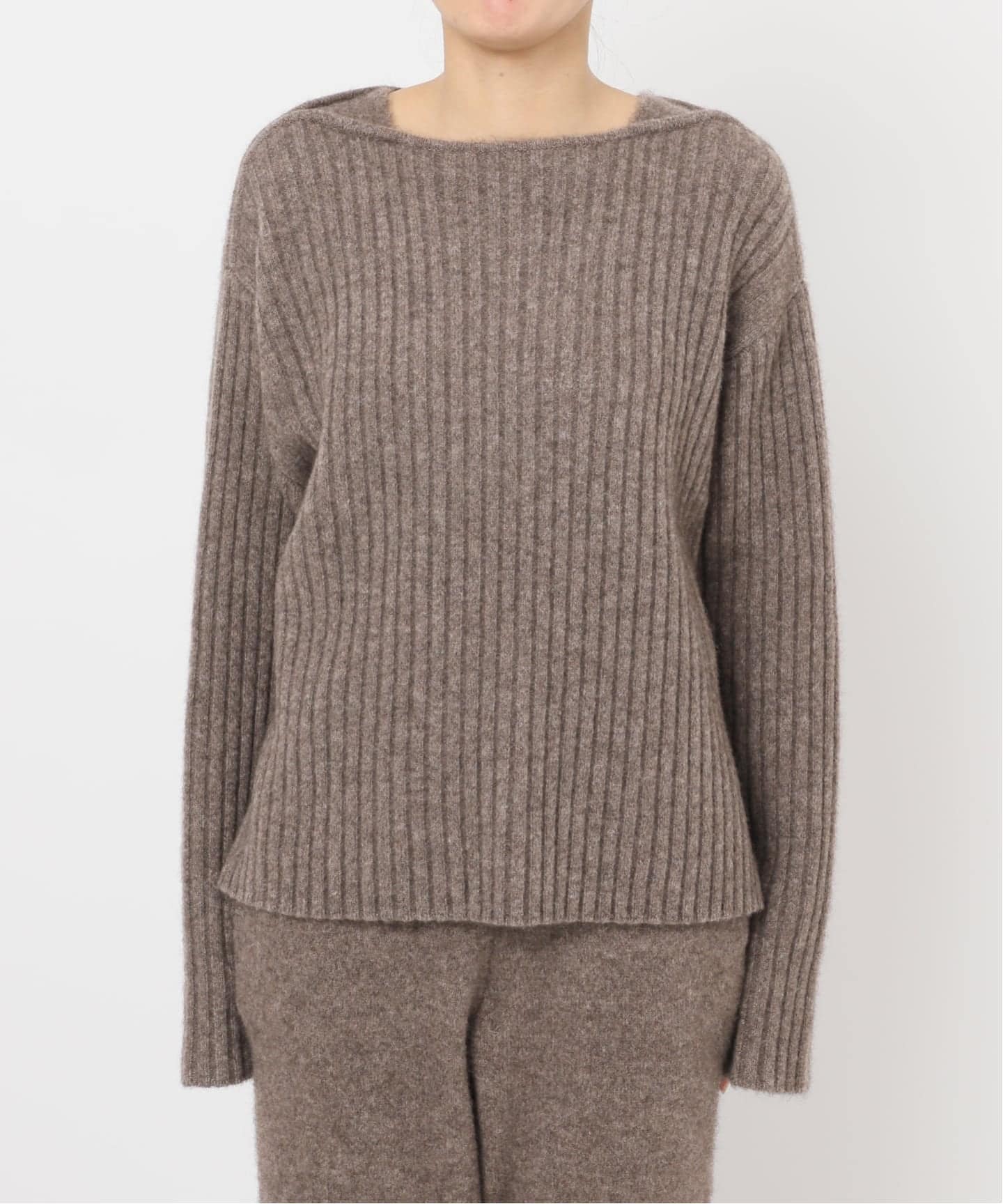 VERMEIL par iena (ヴェルメイユパーイエナ) ニット 新品 予約》wool yak mix rib Knit プルオーバー（ニット／セーター