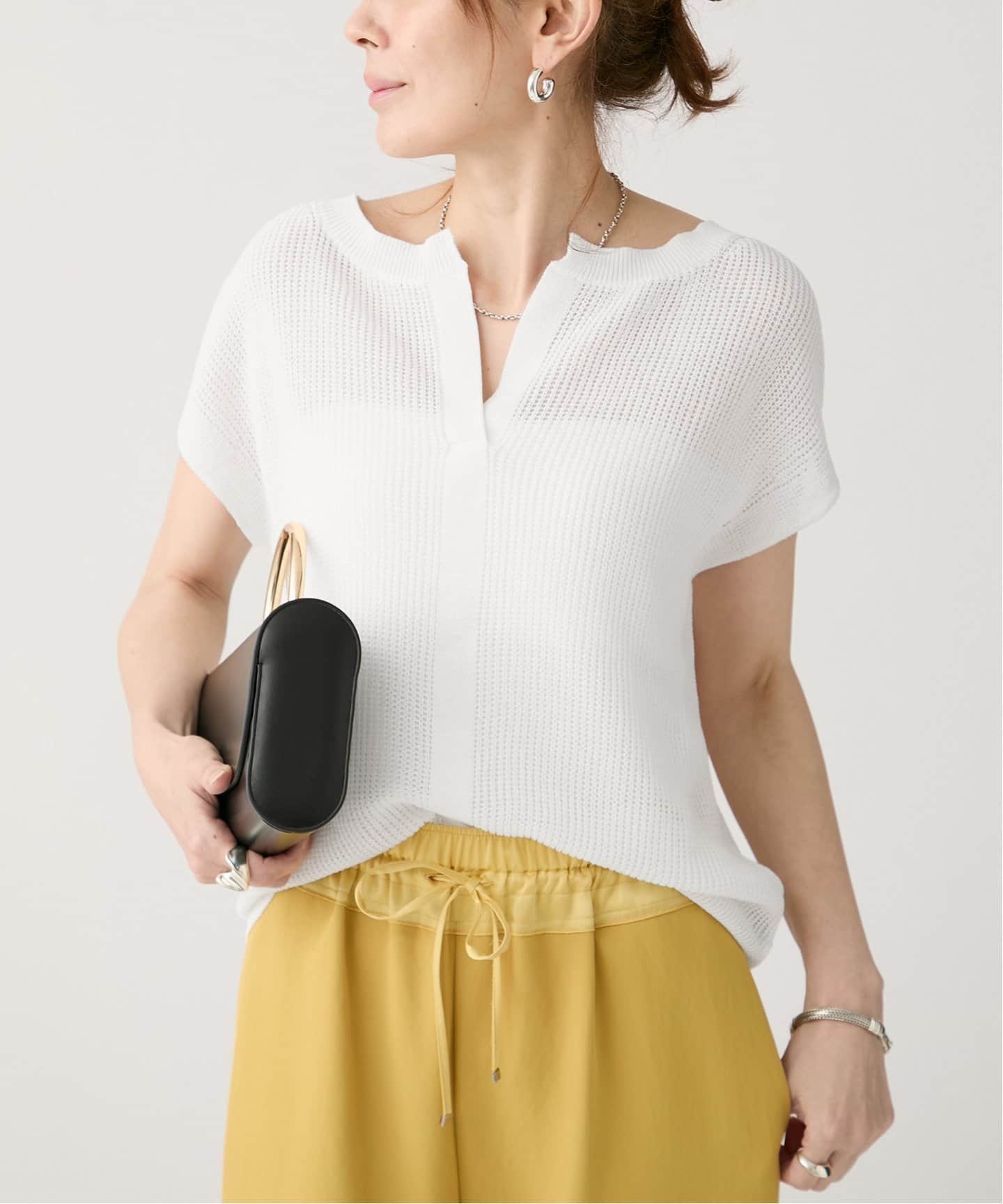 タグ付き＊VERMEIL par iena プルオーバー cotton silk crew プルオーバー（ニット／セーター）｜VERMEIL