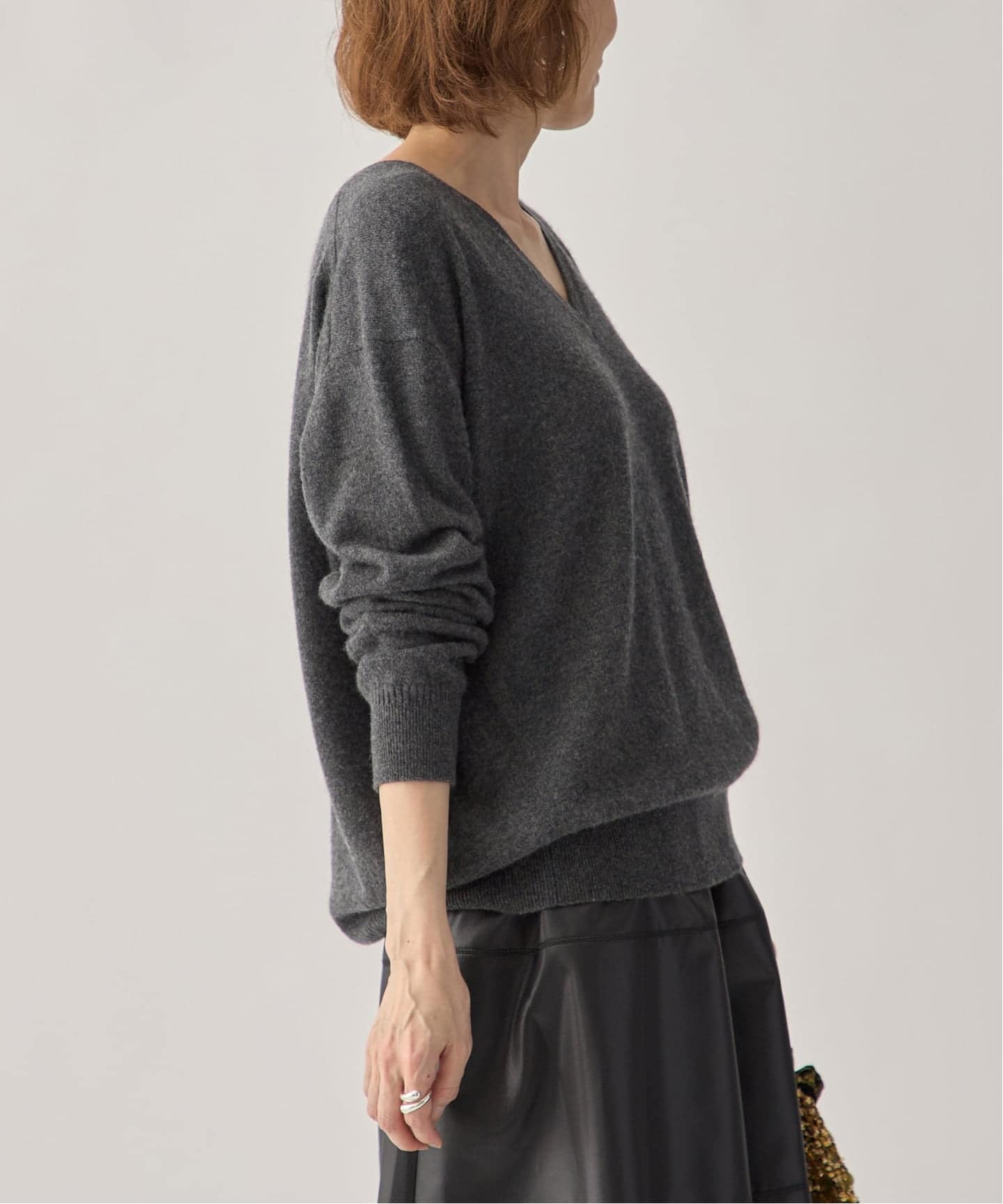Cashmere100 Vネック knit（ニット／セーター）｜VERMEIL par iena