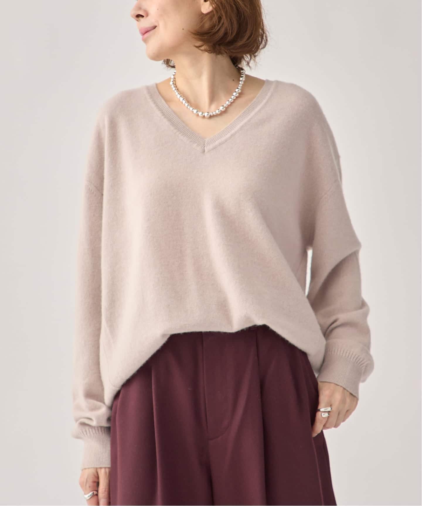 Cashmere100 Vネック knit（ニット／セーター）｜VERMEIL par iena