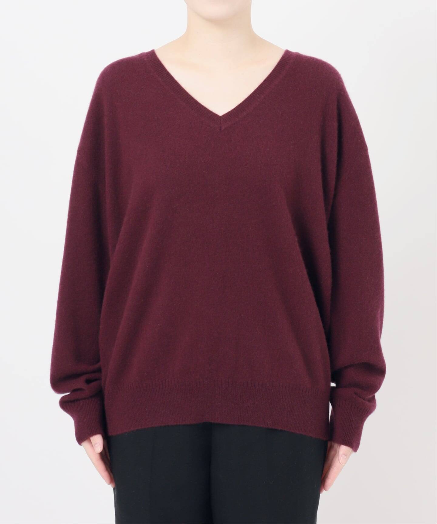 美品✨2,8万 ヴェルメイユ パーイエナ Vネックリブニット フリー ボルドー 新品タグ付き】ヴェルメイユパーイエナ リブニット Vネック - メルカリ