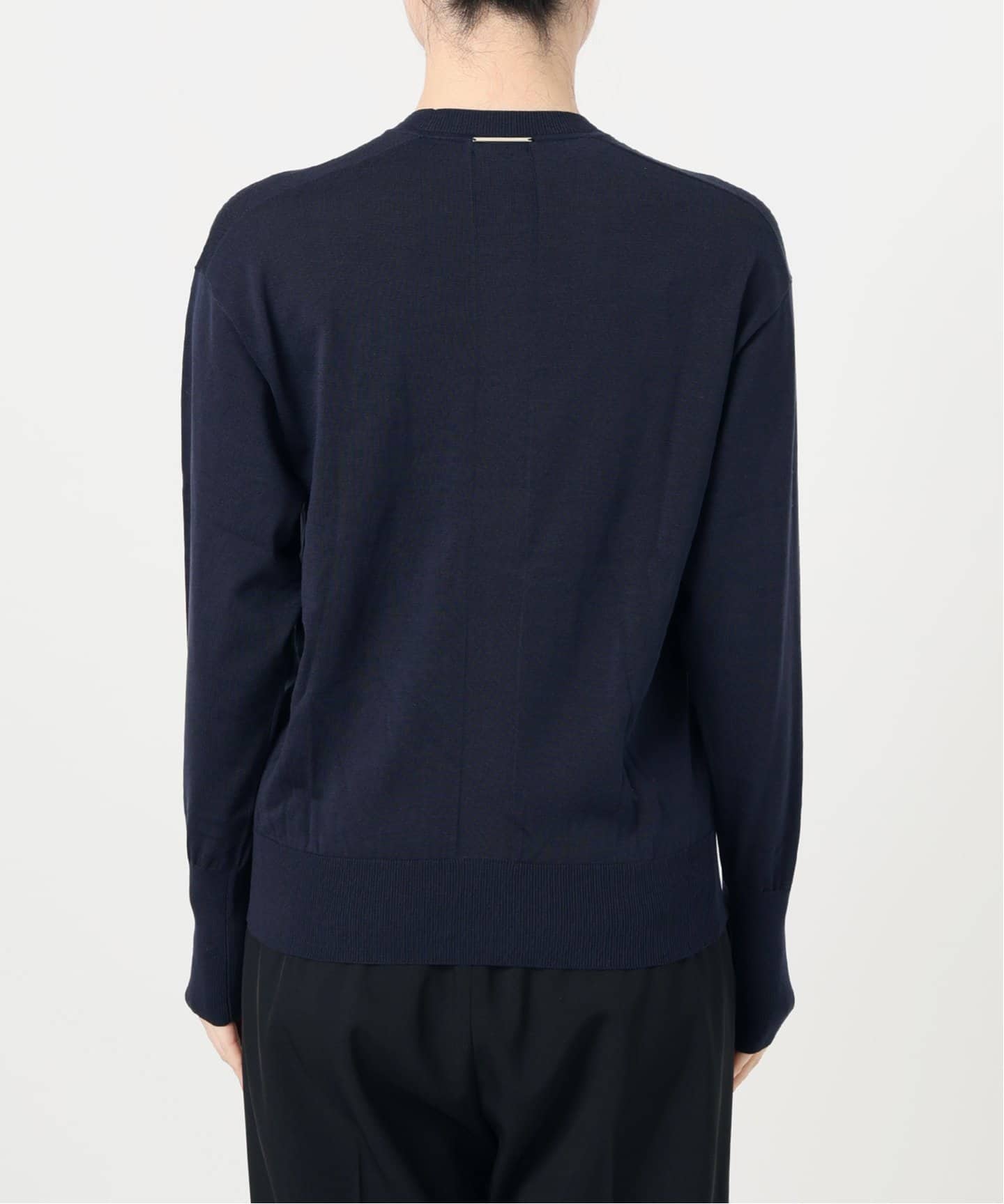 cotton silk crew プルオーバー（ニット／セーター）｜VERMEIL par
